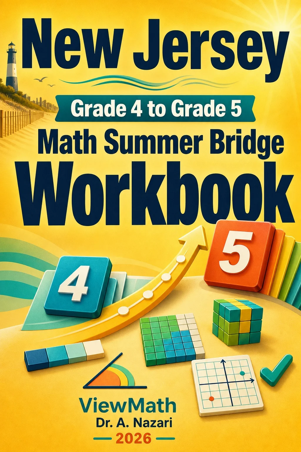 New Jersey NJSLA Grade 4 Math Summer Bridge Workbook