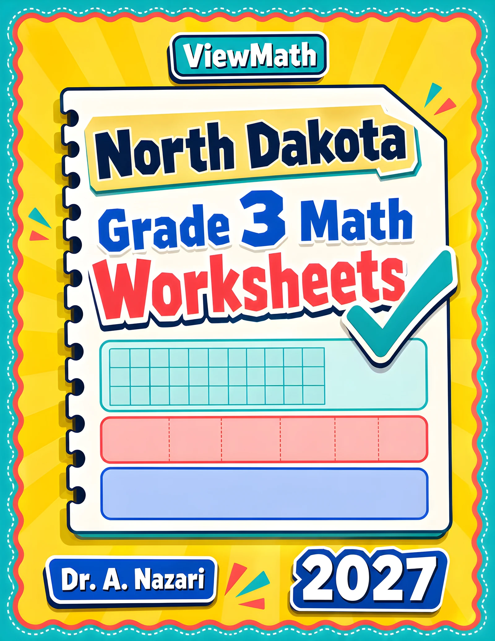 North Dakota NDSA Grade 3 Math Worksheets