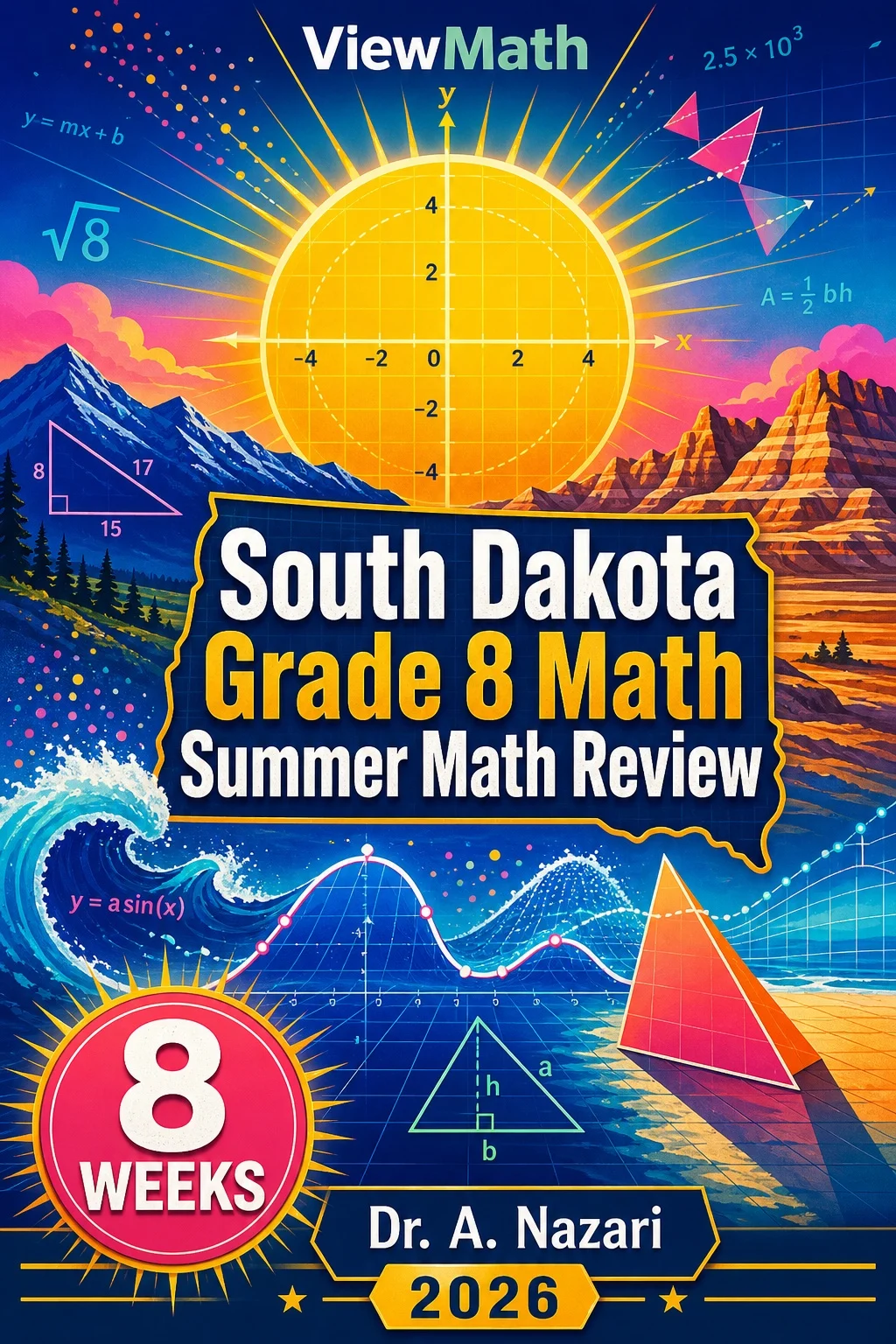 South Dakota SBA Grade 8 Math Summer Review