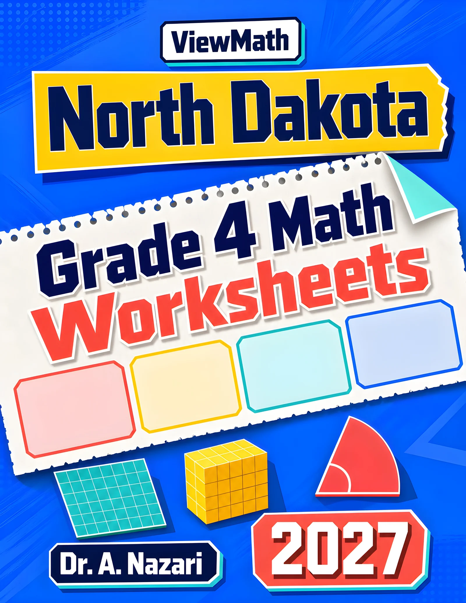 North Dakota NDSA Grade 4 Math Worksheets