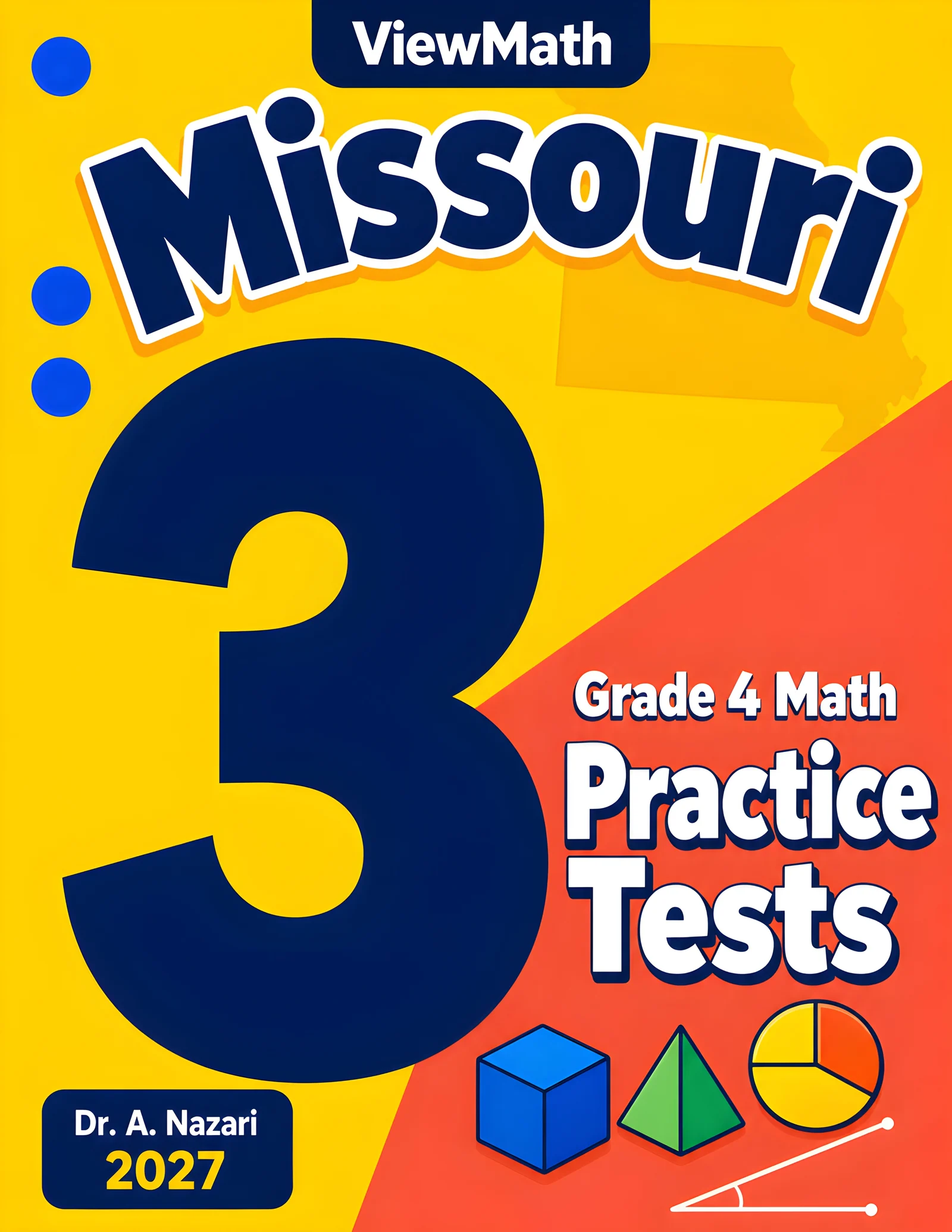 Missouri MAP Grade 4 Math Practice Tests Bundle: 25 Unique Full-Length Tests