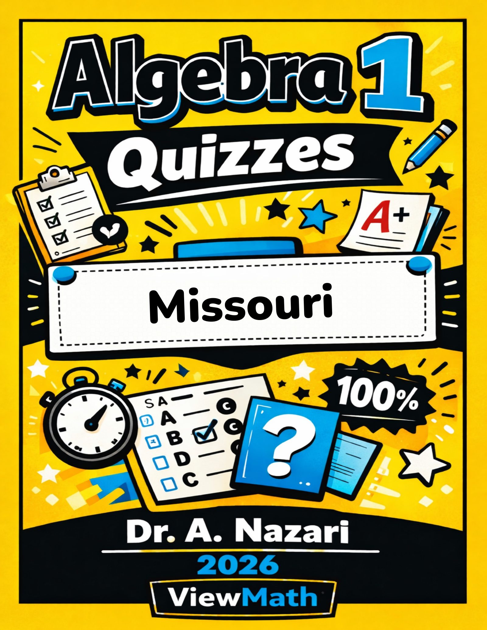 Missouri MAP EOC Algebra 1 Math Quizzes