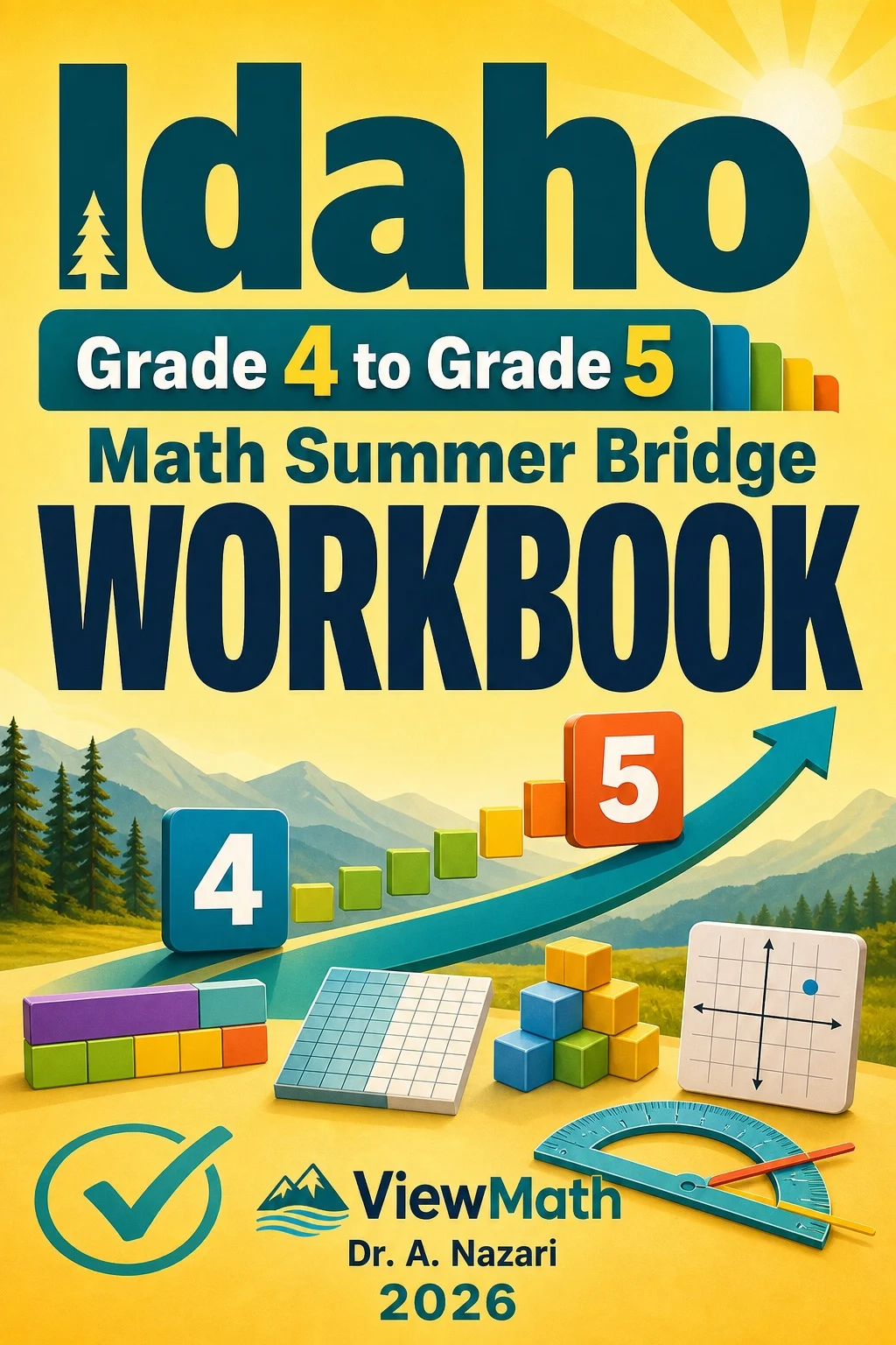 Idaho ISAT Grade 4 Math Summer Bridge Workbook