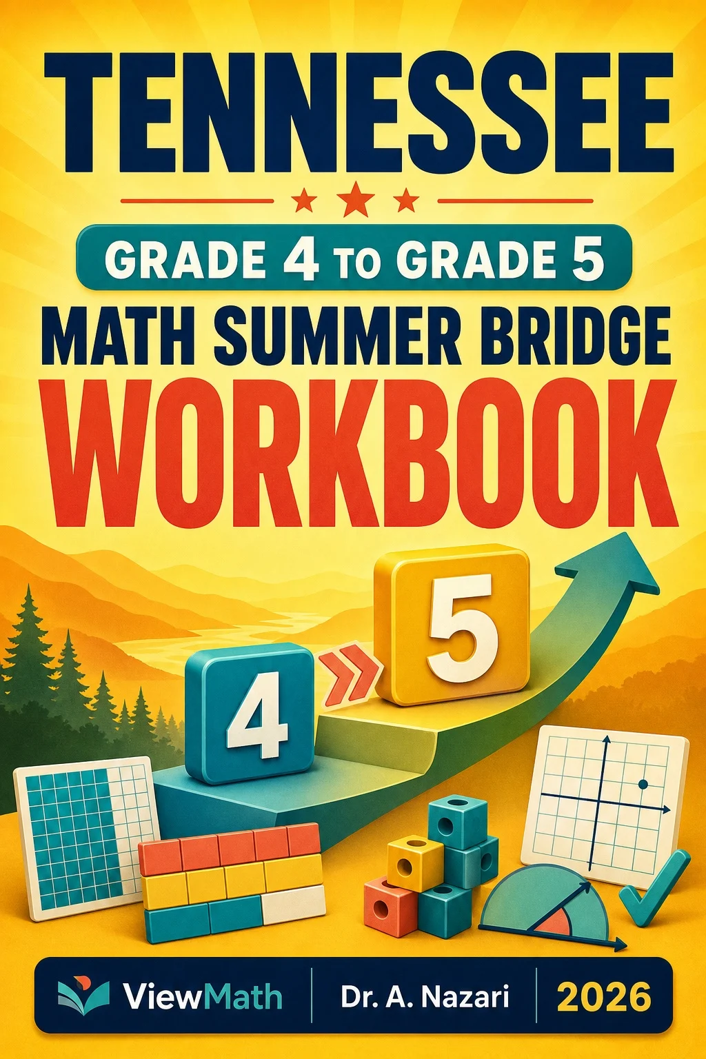 Tennessee TCAP Grade 4 Math Summer Bridge Workbook