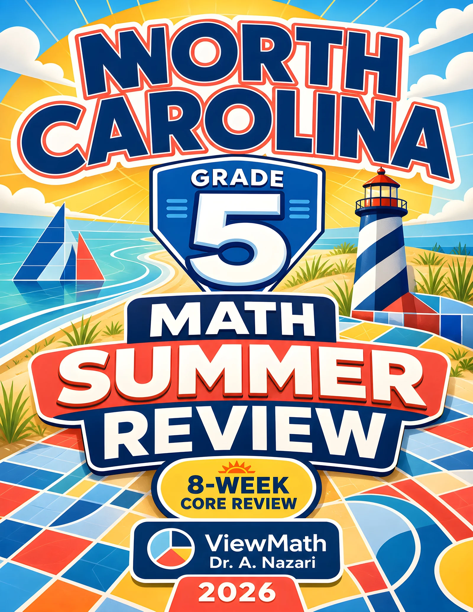 North Carolina NC EOG Grade 5 Math Summer Review