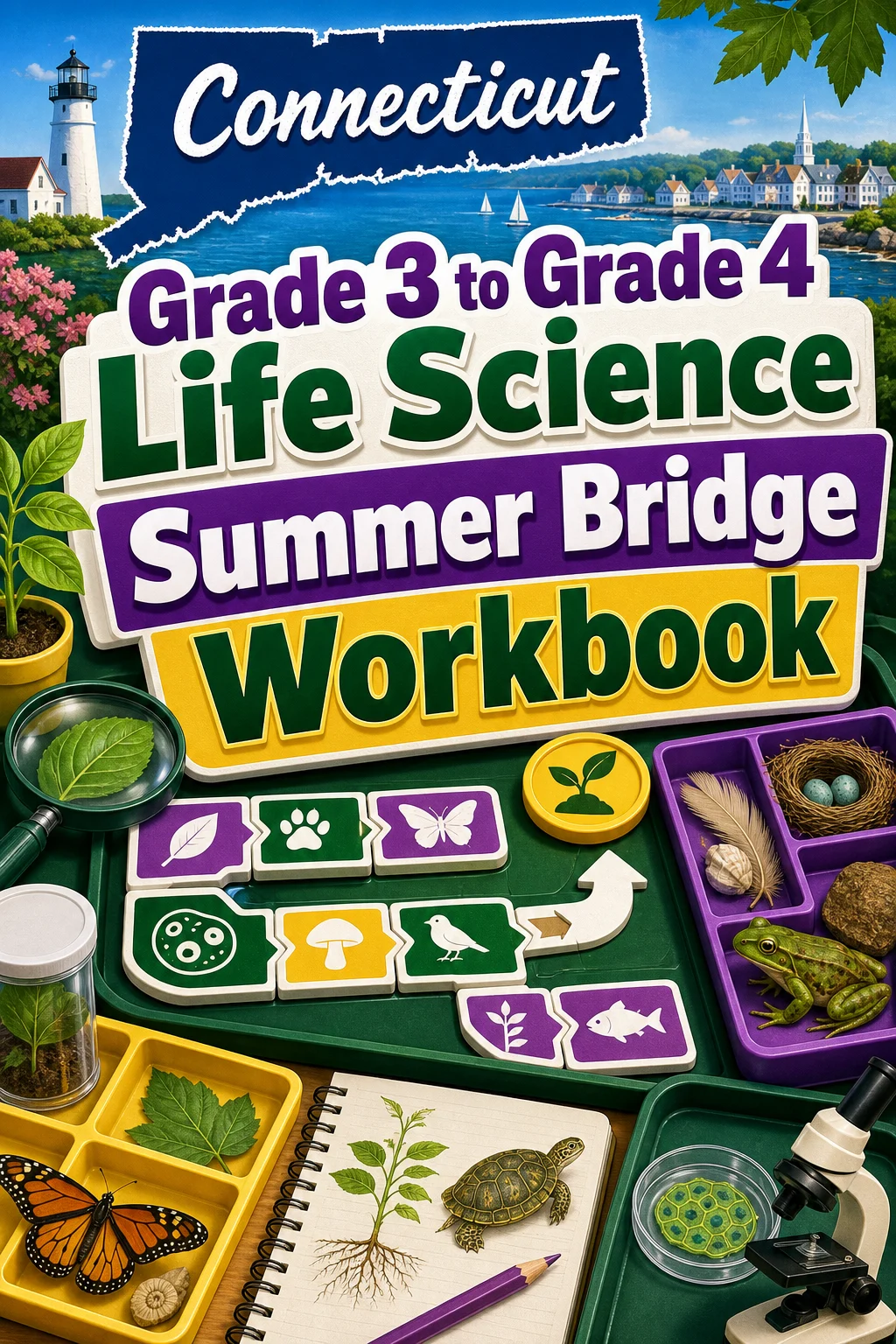 Connecticut Grade 3 to Grade 4 Life Science Summer Bridge Workbook