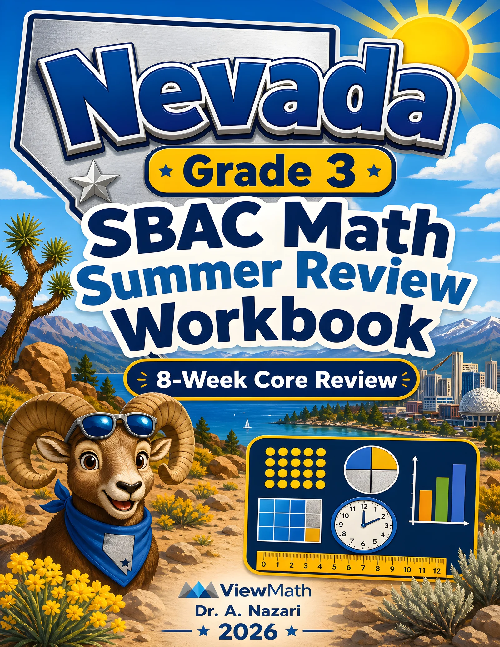 Nevada SBAC Grade 3 Math Summer Review Workbook