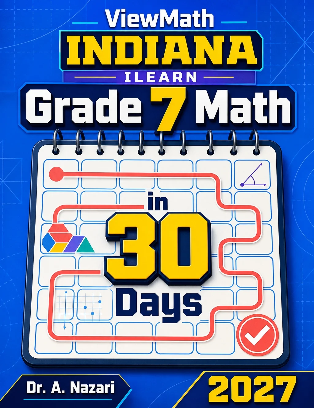 Indiana ILEARN Grade 7 Math in 30 Days
