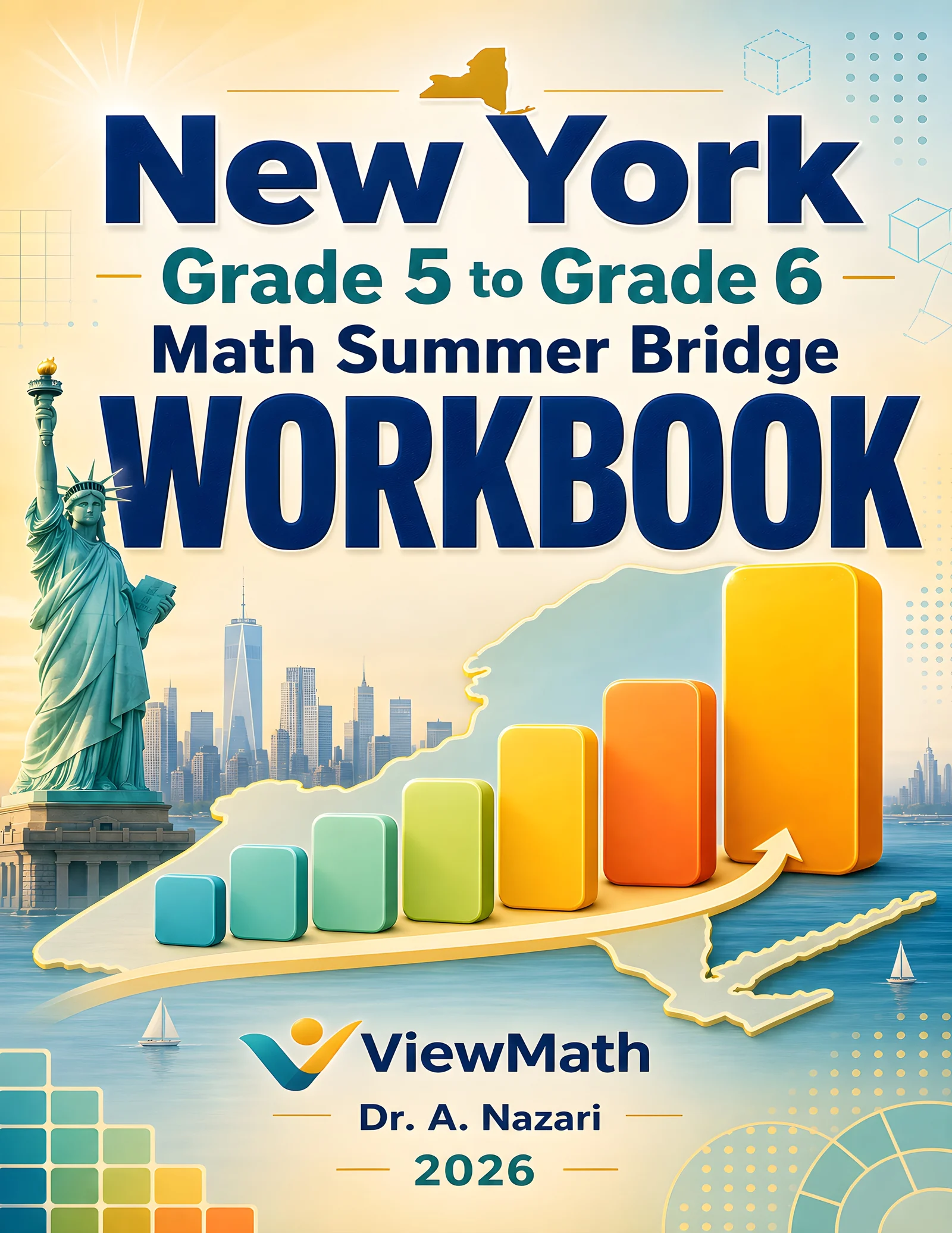New York NYS Math Test Grade 5 Math Summer Bridge Workbook