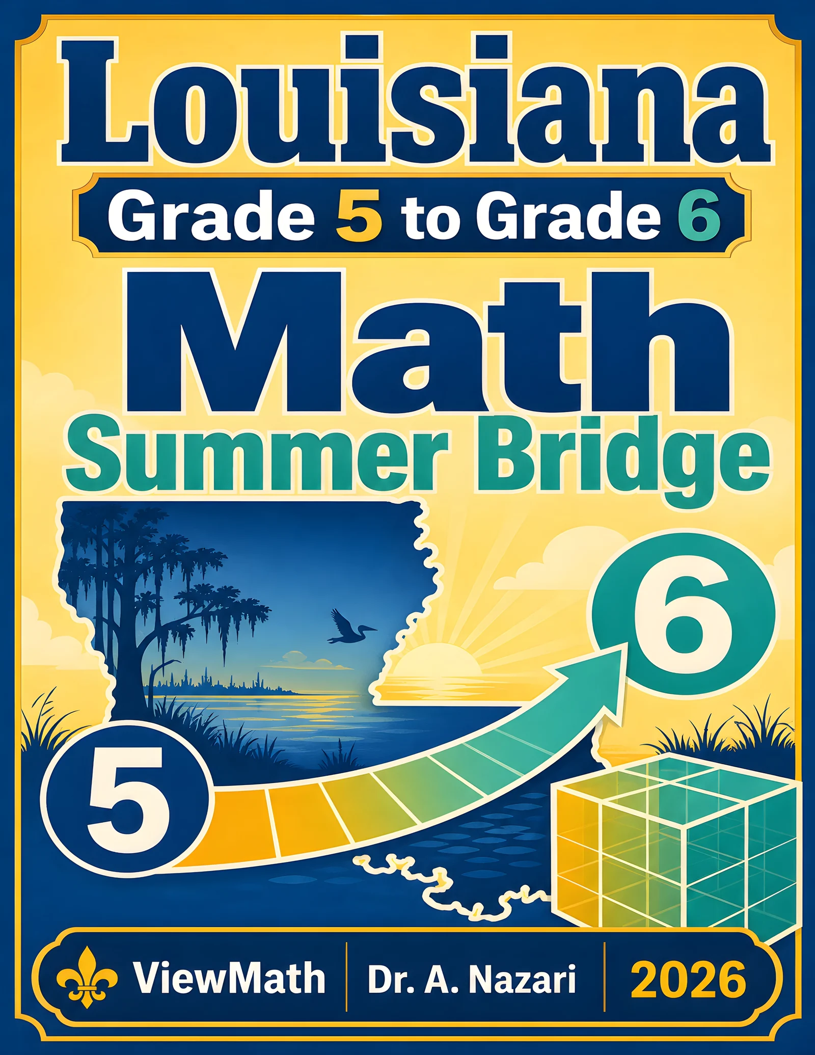 Louisiana LEAP 2025 Grade 5 Math Summer Bridge