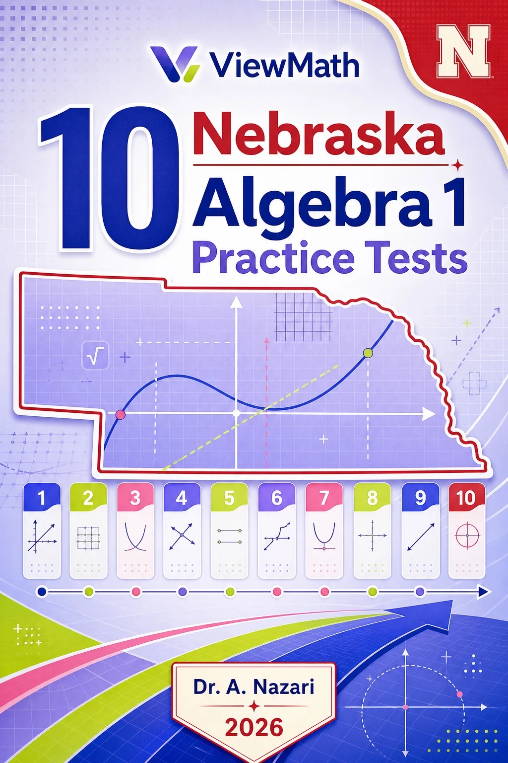 10 Nebraska NSCAS Algebra 1 Math Practice Tests