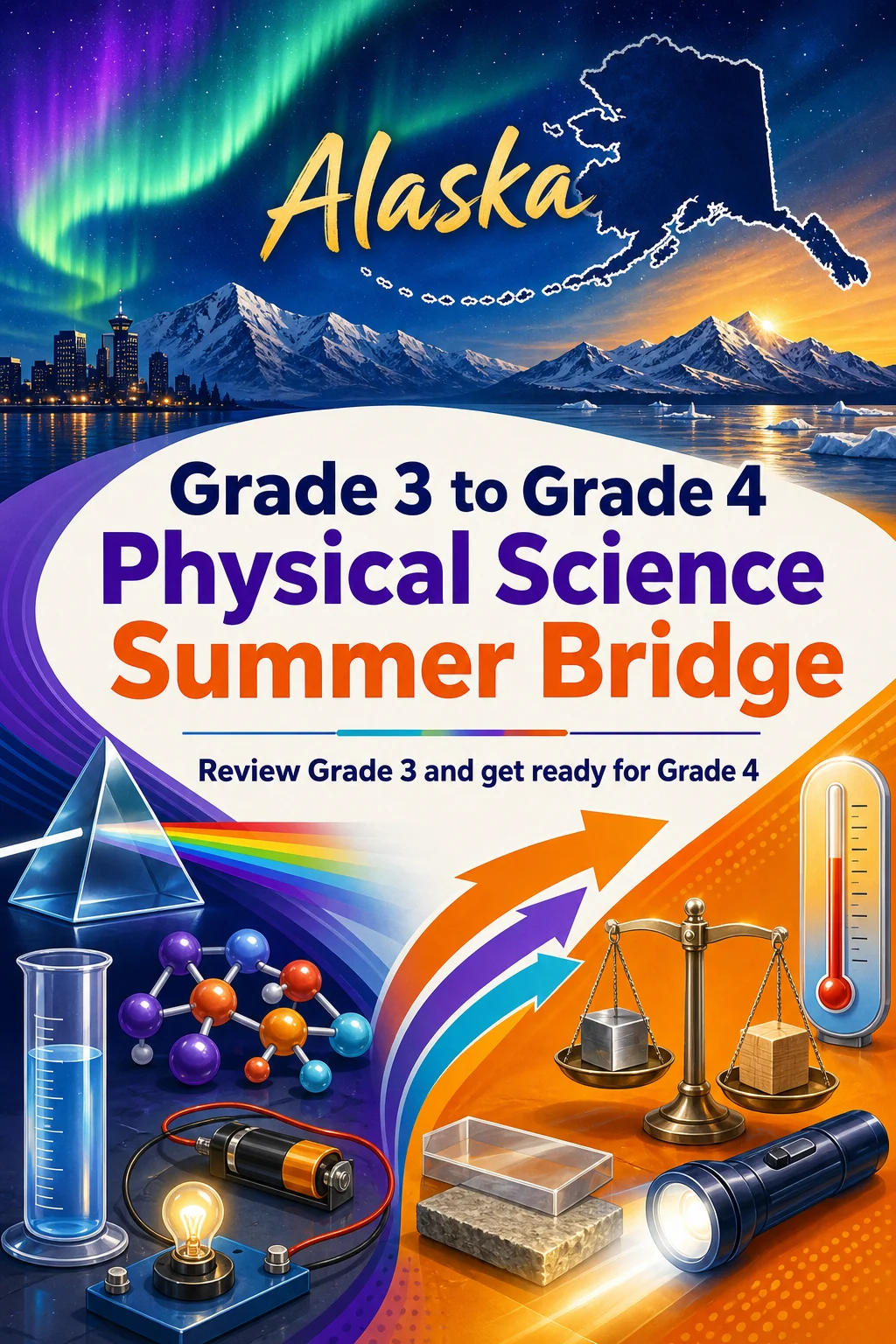 Alaska Grade 3 to Grade 4 Physical Science Summer Bridge