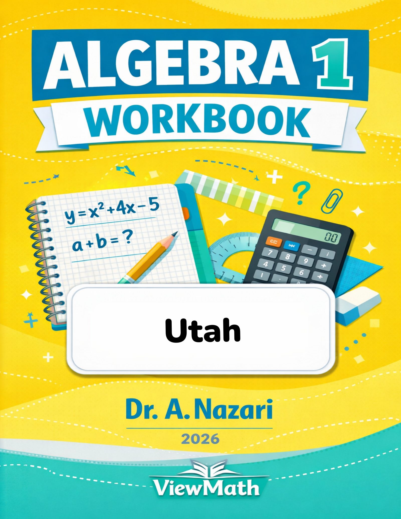 Utah RISE Algebra 1 Math Workbook