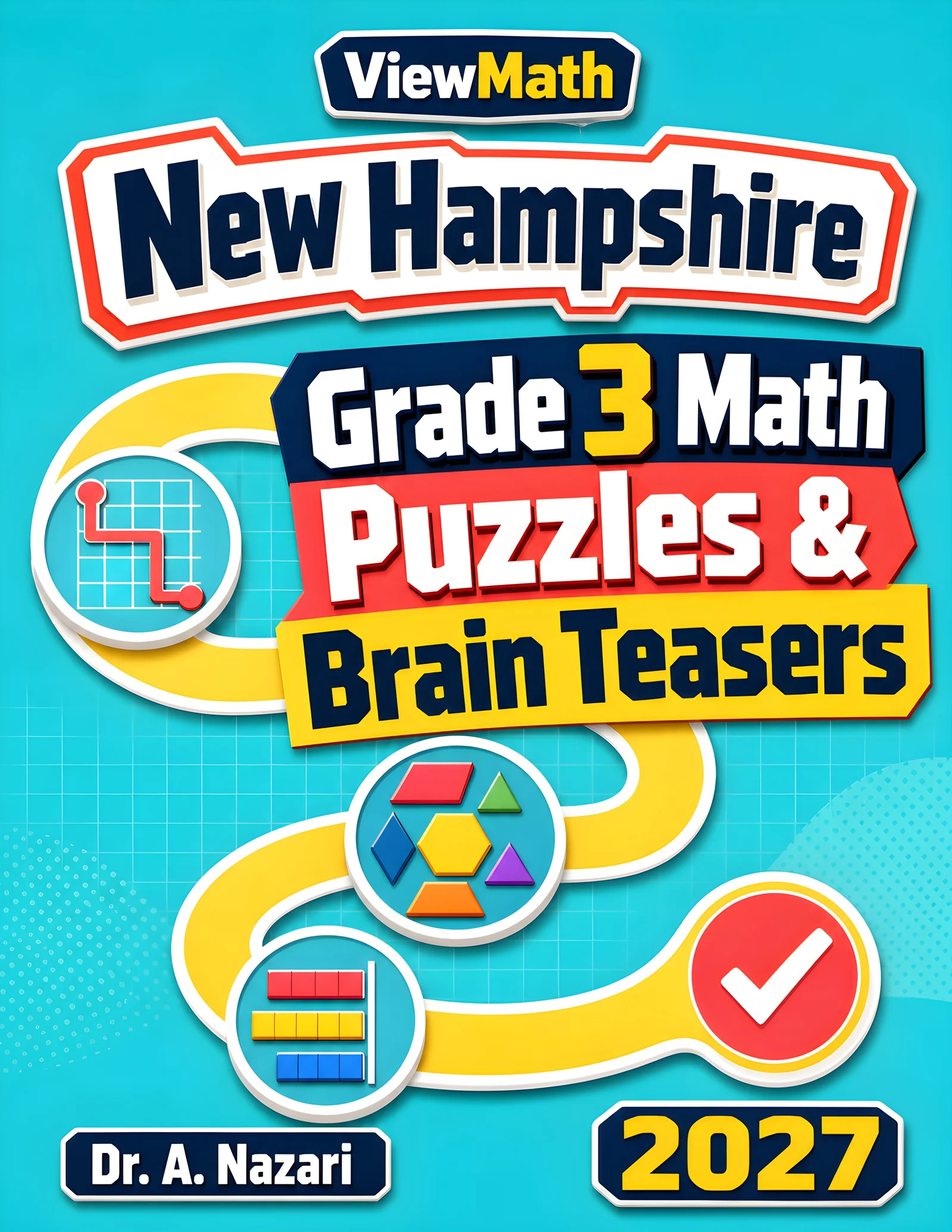 New Hampshire NH SAS Grade 3 Math Puzzles and Brain Teasers