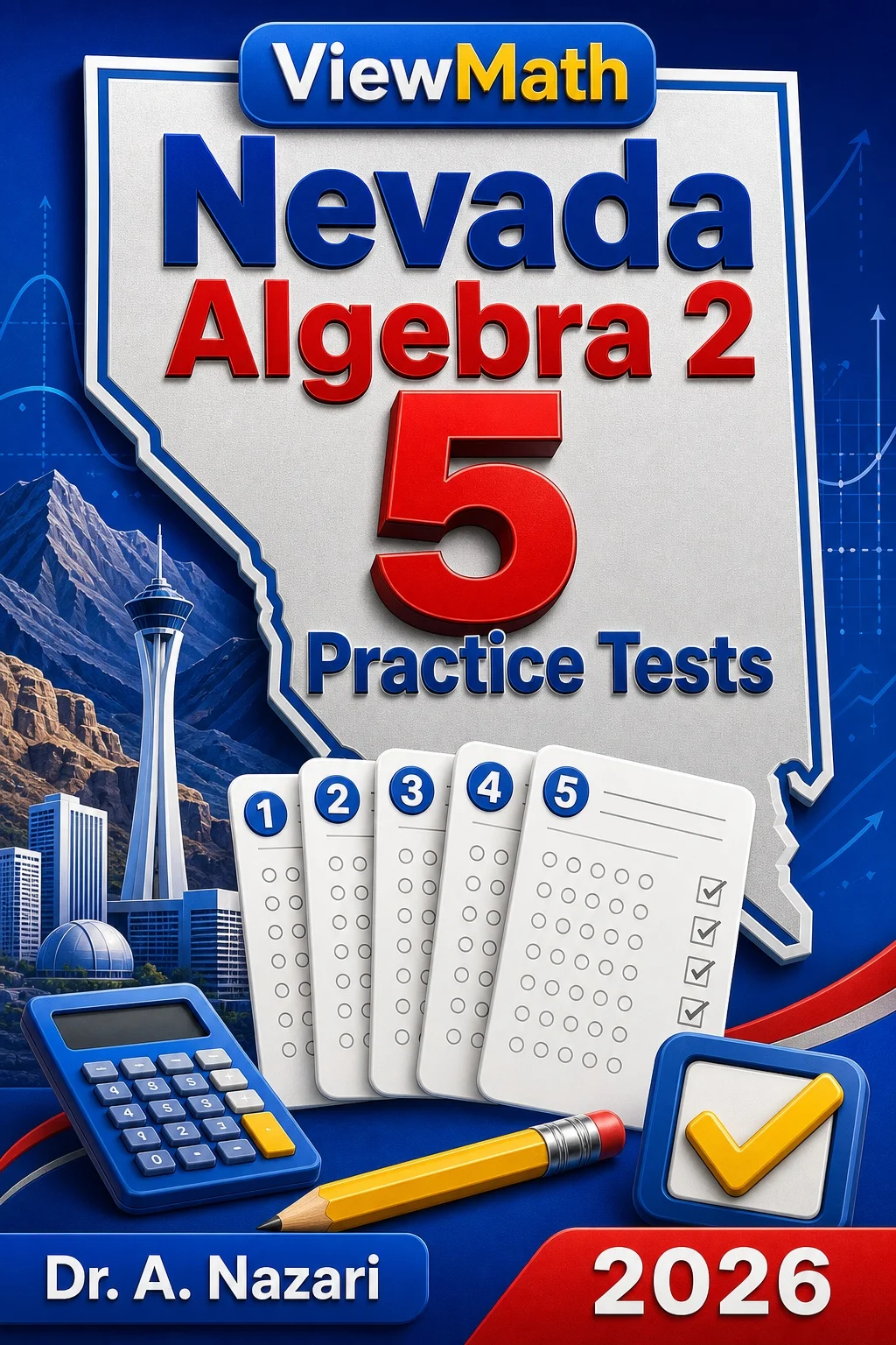 5 Full-Length Nevada Algebra 2 Practice Tests