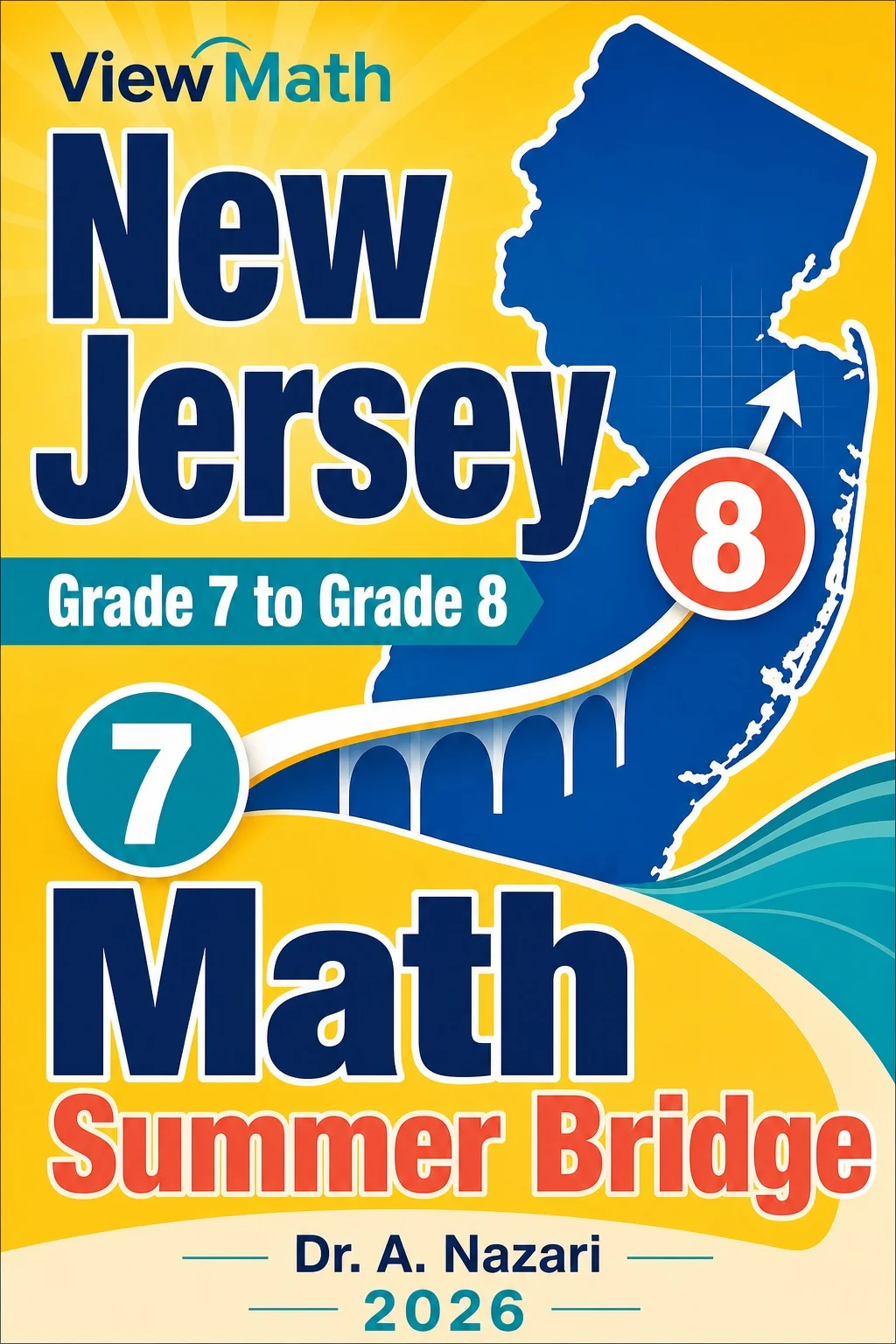 New Jersey NJSLA Grade 7 to Grade 8 Math Summer Bridge