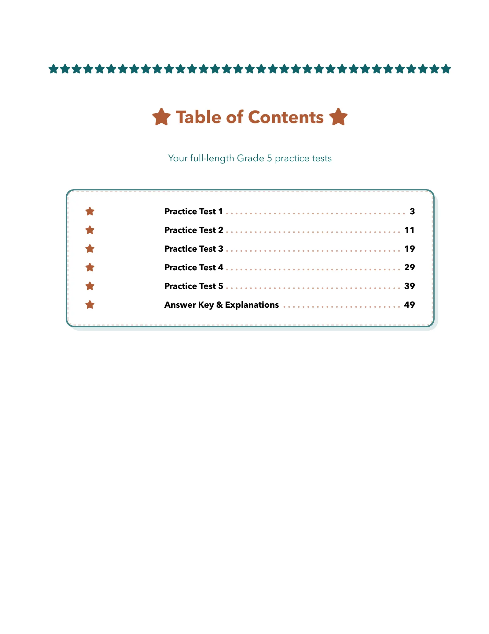 ViewMath book table of contents page
