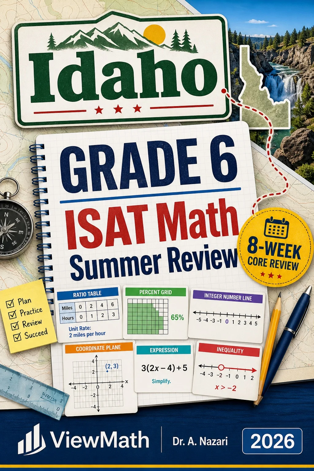Idaho ISAT Grade 6 Math Summer Review