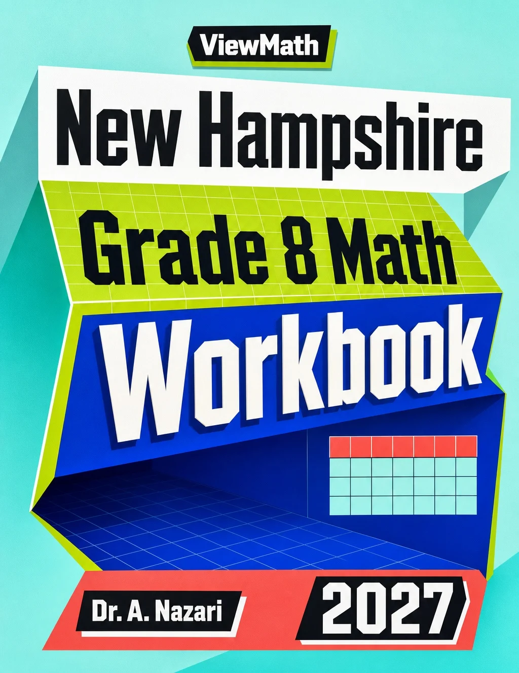 New Hampshire NH SAS Grade 8 Math Workbook