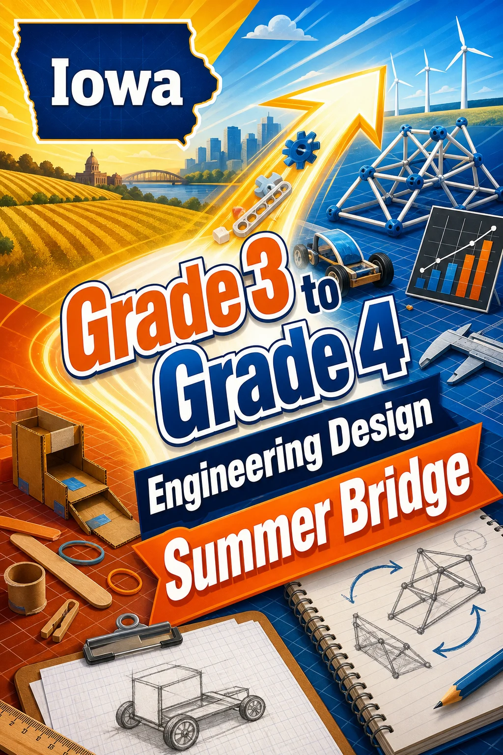 Iowa Grade 3 to Grade 4 Engineering Design Summer Bridge