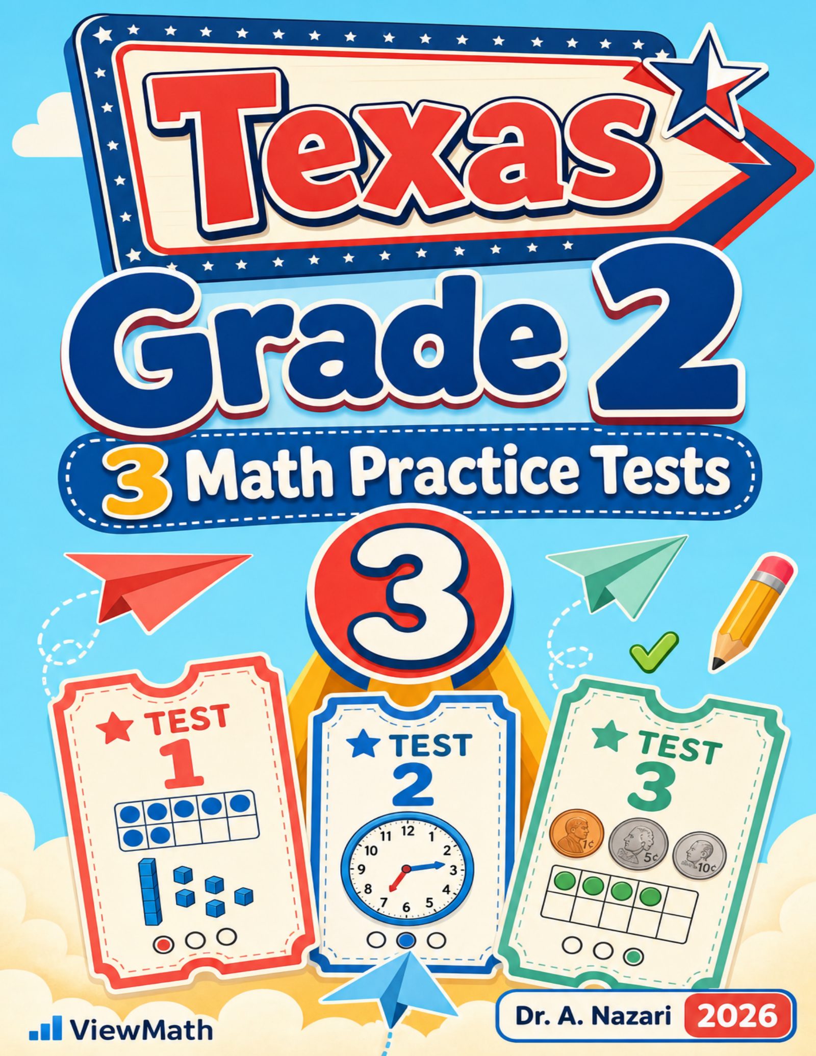 3 Texas Grade 2 Math Practice Tests
