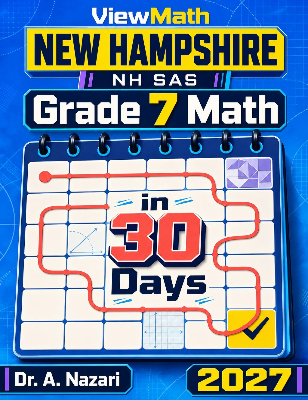 New Hampshire NH SAS Grade 7 Math in 30 Days