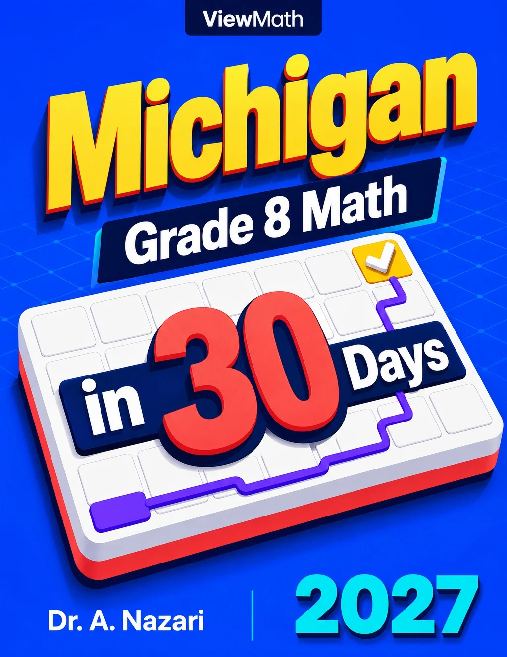 Michigan M-STEP Grade 8 Math in 30 Days