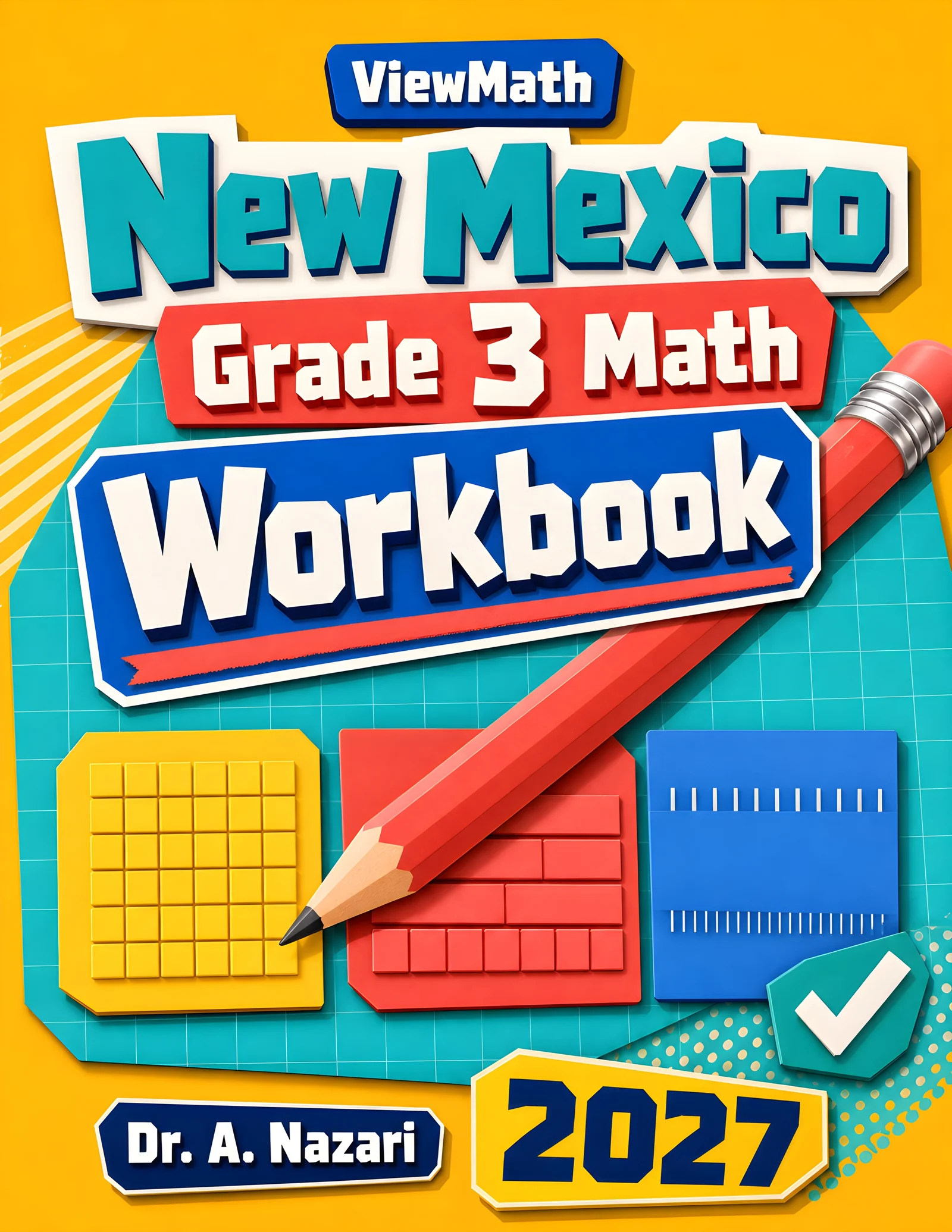 New Mexico NM-MSSA Grade 3 Math Workbook