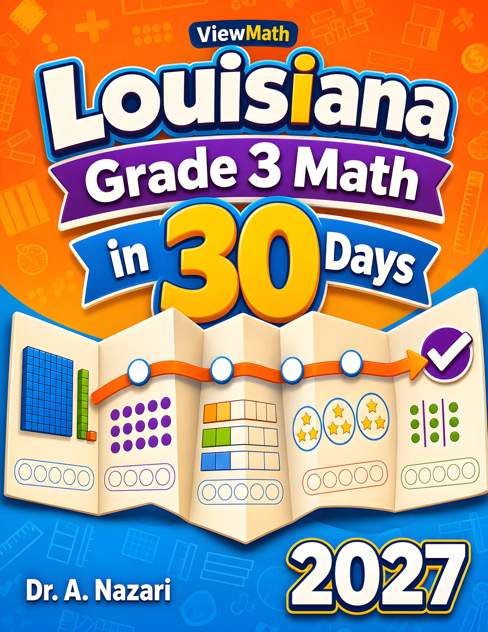 Louisiana LEAP 2025 Grade 3 Math in 30 Days