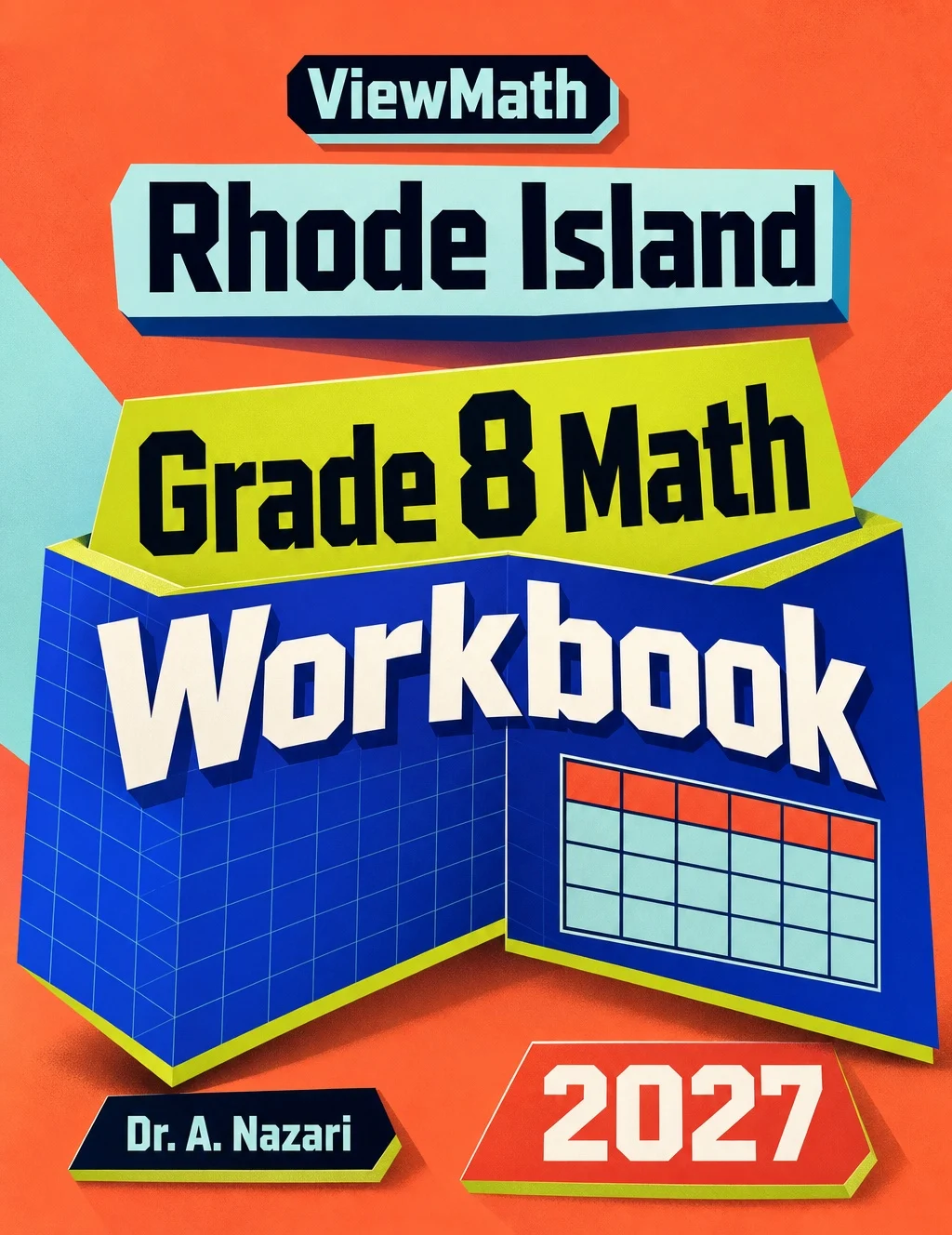 Rhode Island RICAS Grade 8 Math Workbook