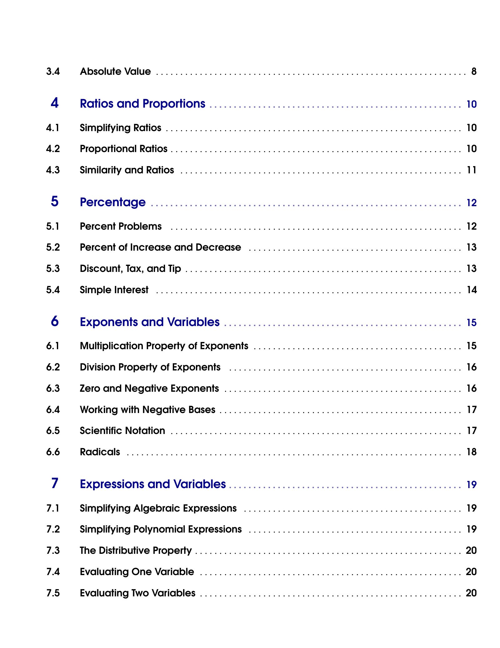 Representative ViewMath book learning or practice page