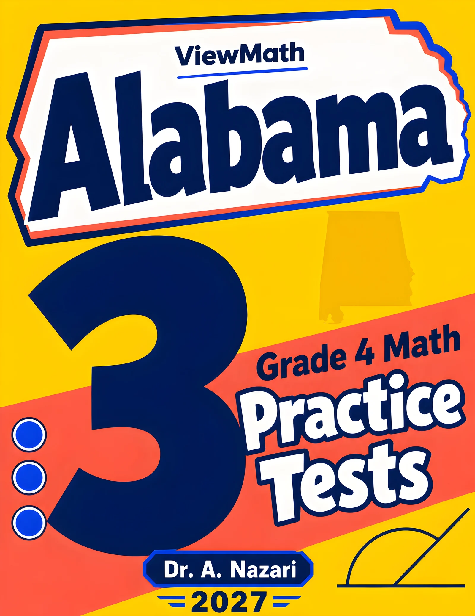 Alabama ACAP Grade 4 Math Practice Tests Bundle: 25 Unique Full-Length Tests