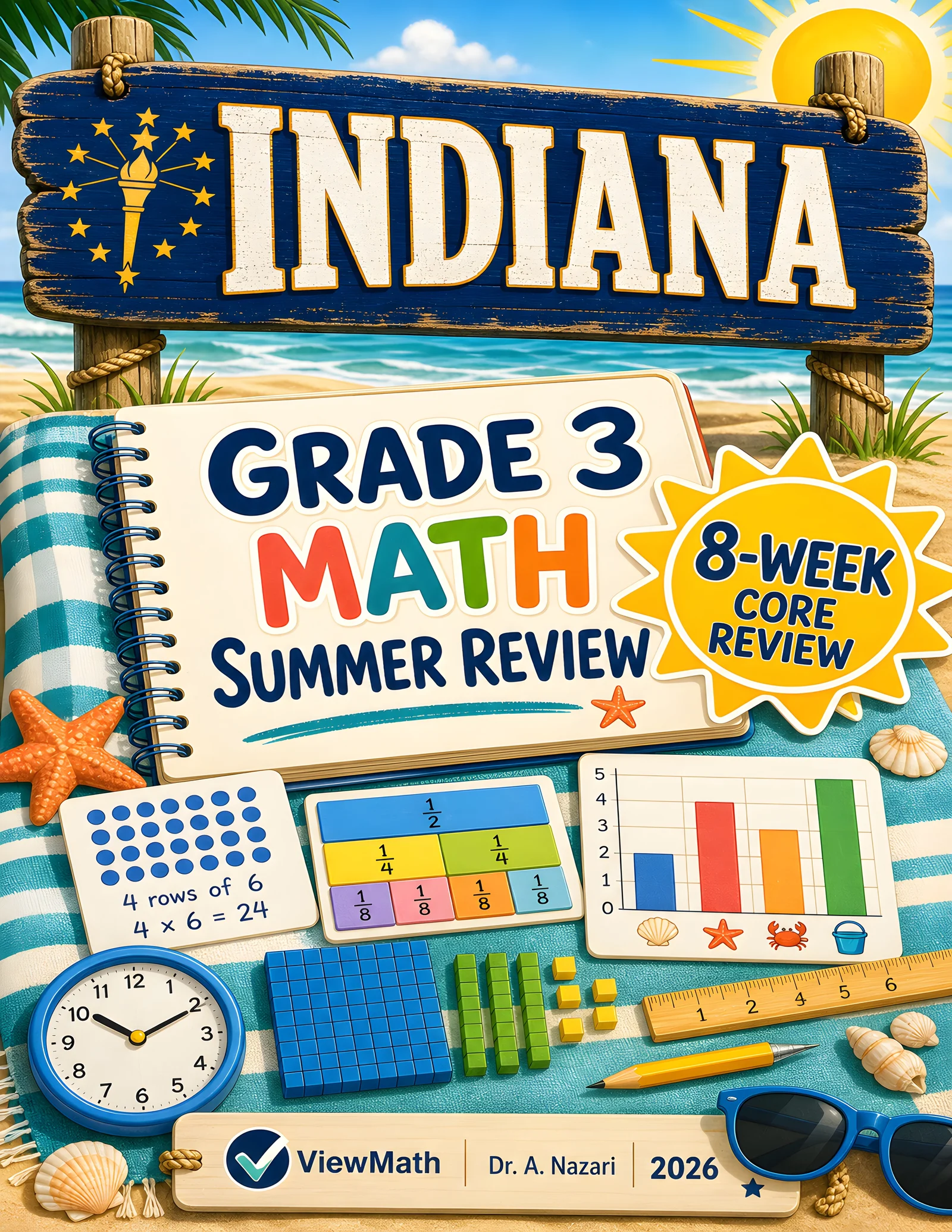 Indiana ILEARN Grade 3 Math Summer Review