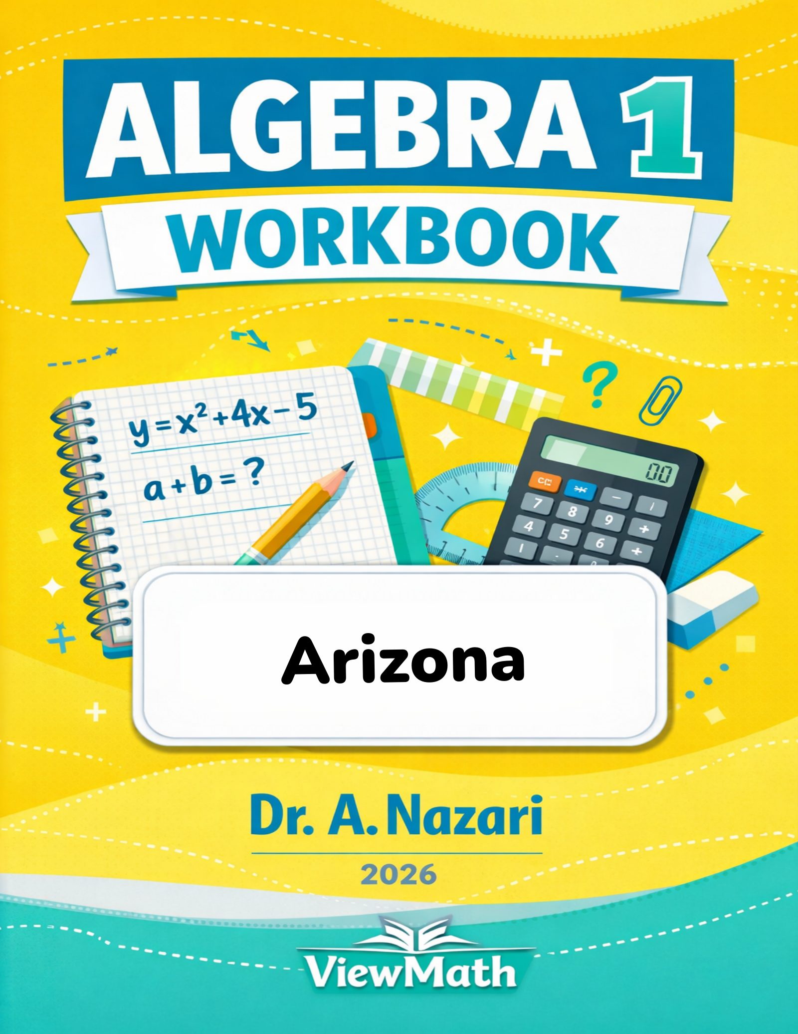 Arizona AASA Algebra 1 Math Workbook