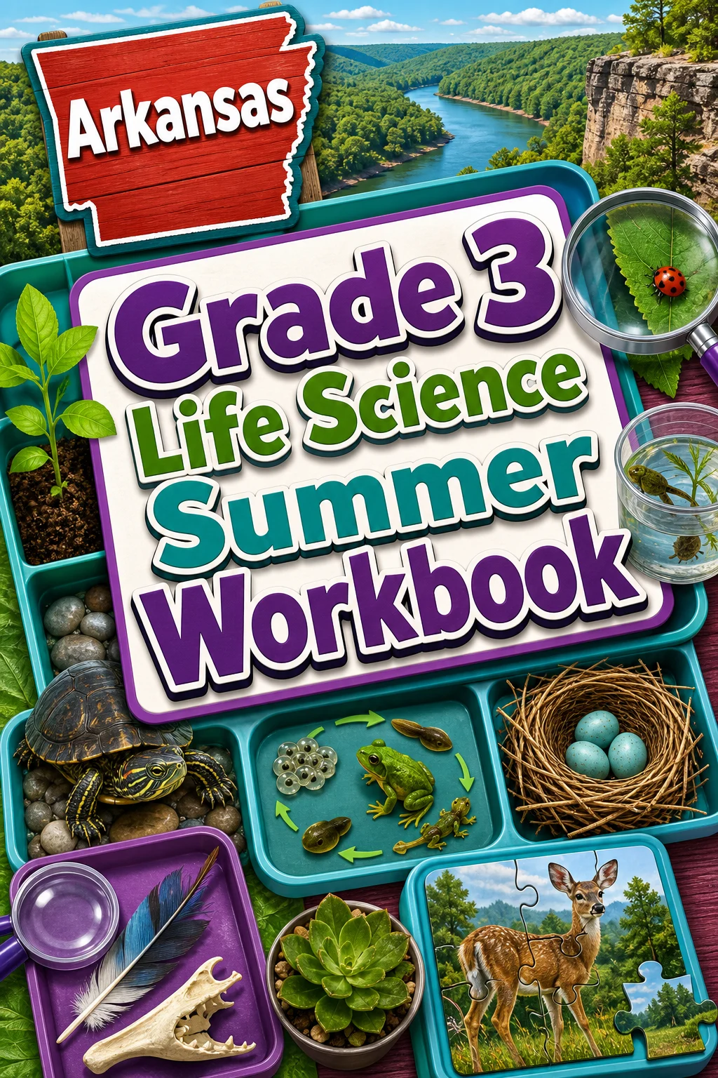 Arkansas Grade 3 Life Science Summer Workbook