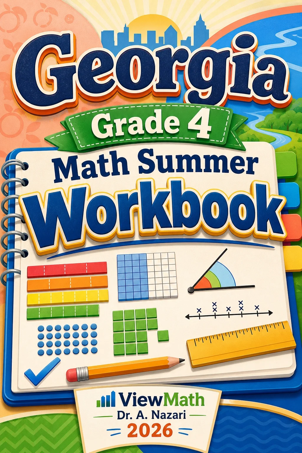 Georgia Milestones Grade 4 Math Summer Review Workbook