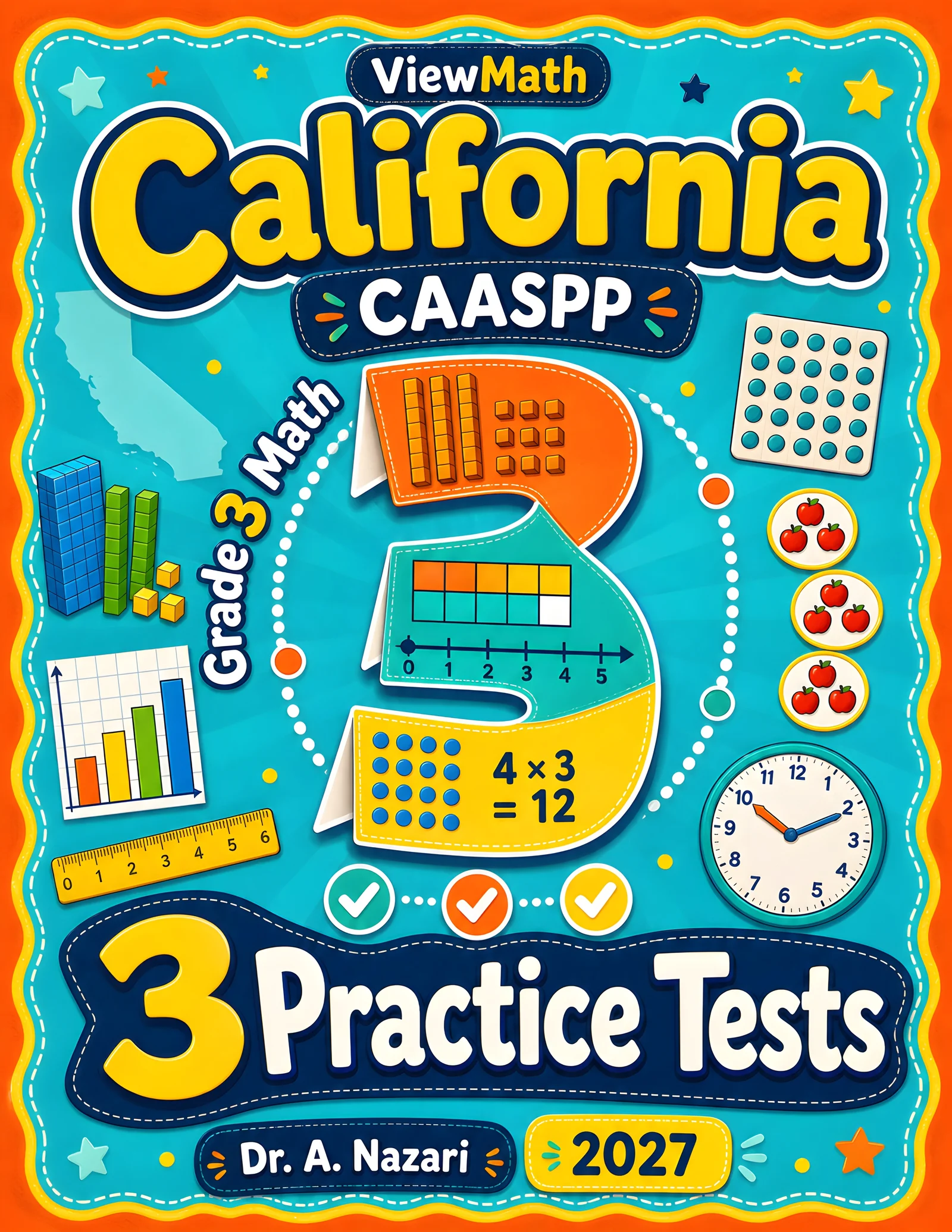 3 California CAASPP Grade 3 Math Practice Tests