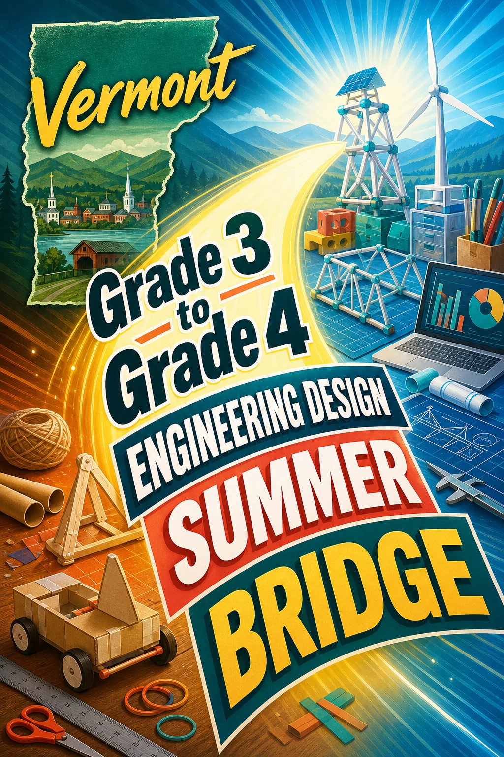 Vermont Grade 3 to Grade 4 Engineering Design Summer Bridge