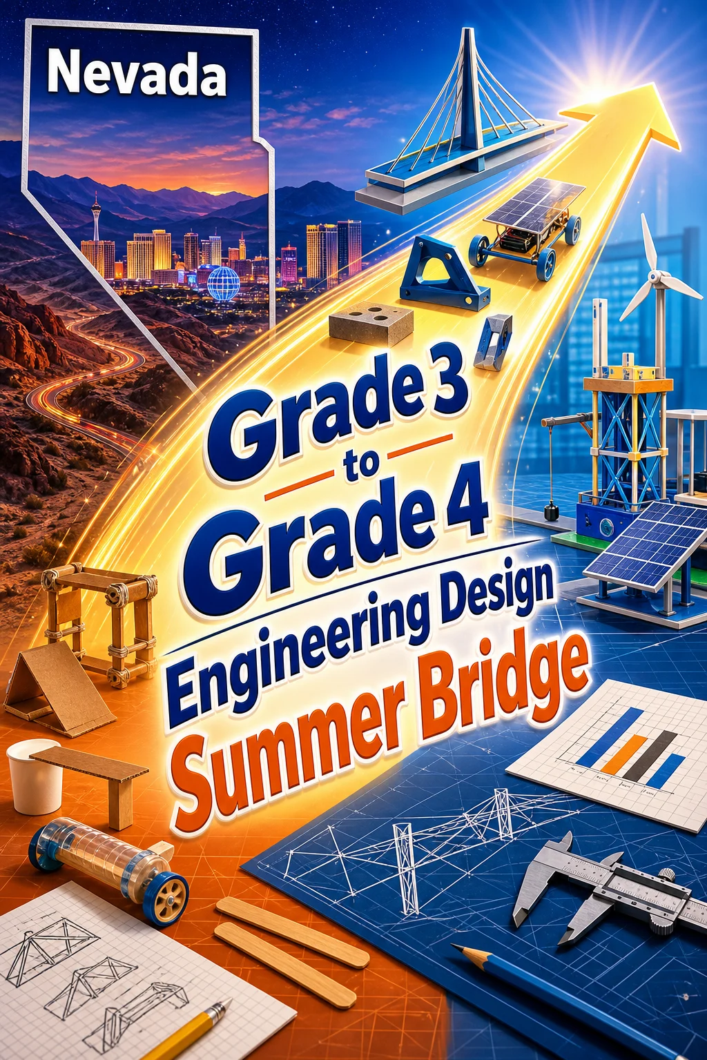 Nevada Grade 3 to Grade 4 Engineering Design Summer Bridge
