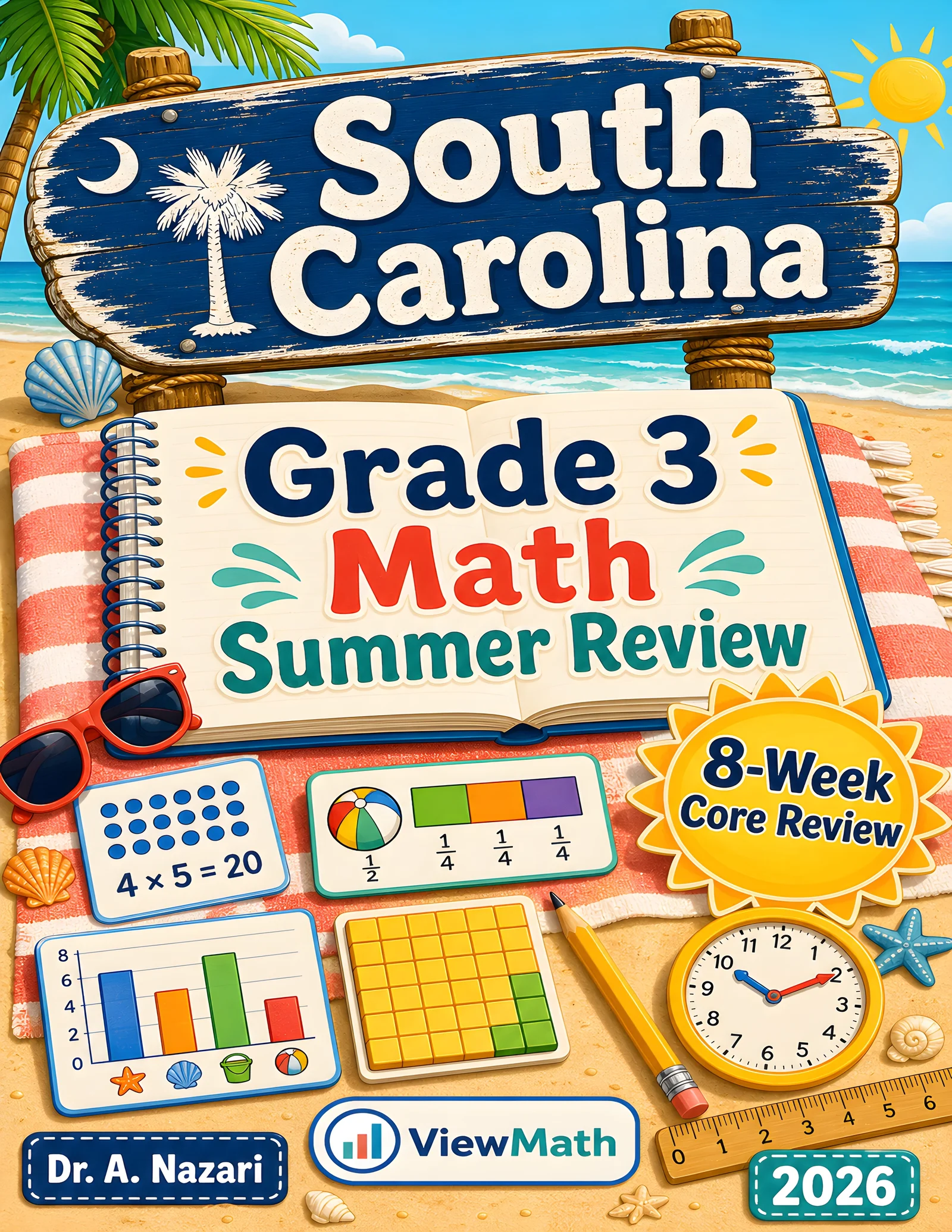 South Carolina SC READY Grade 3 Math Summer Review