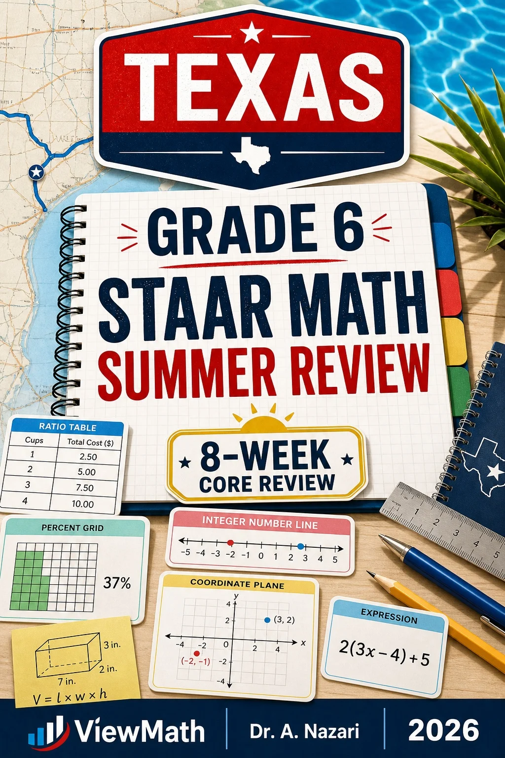 Texas STAAR Grade 6 Math Summer Review