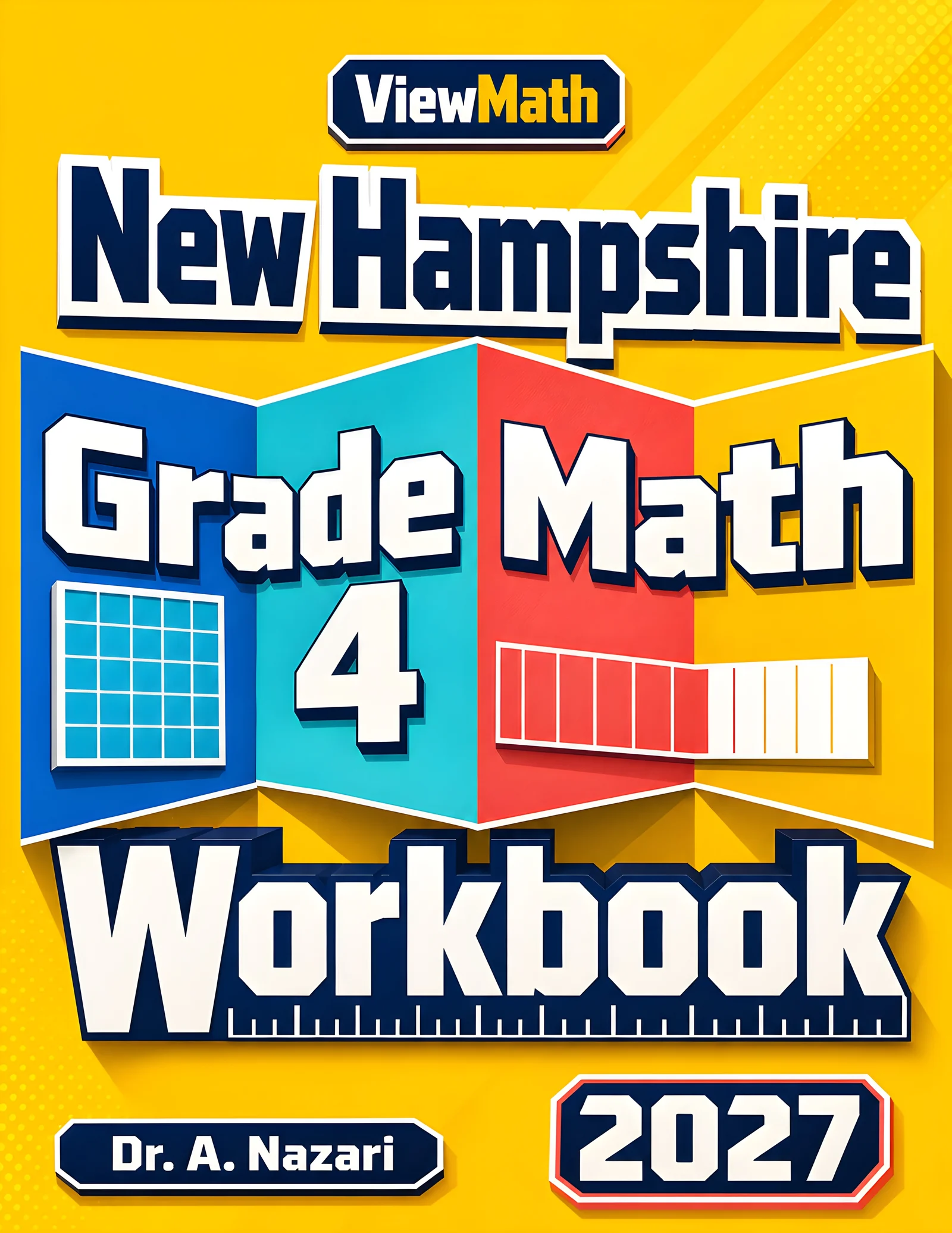 New Hampshire NH SAS Grade 4 Math Workbook
