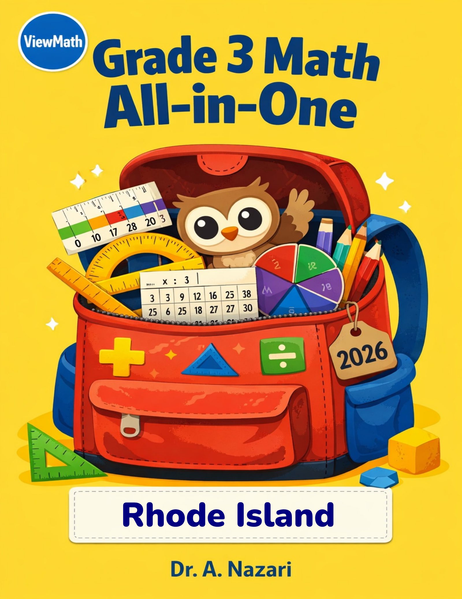Rhode Island RICAS Grade 3 Math All-in-One