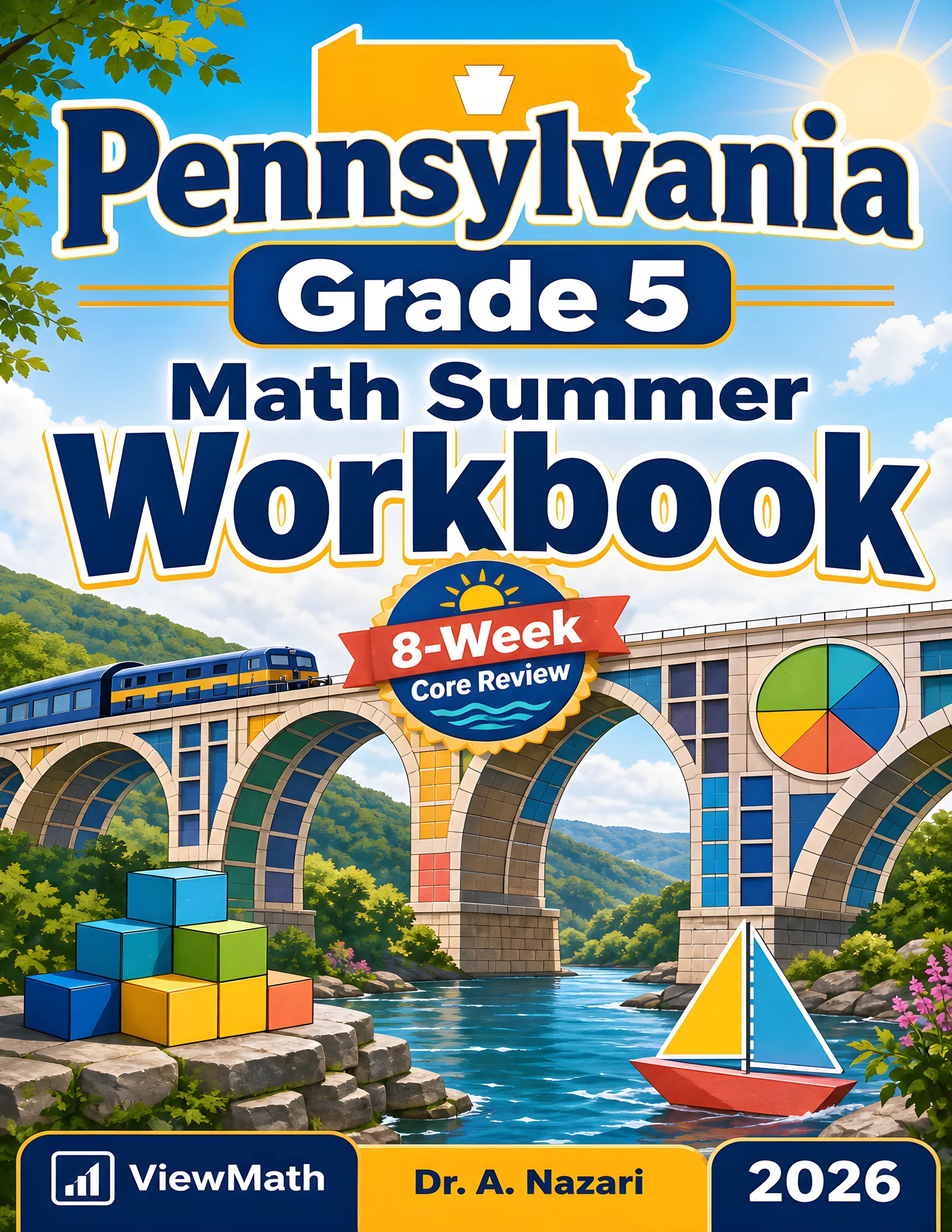 Pennsylvania PSSA Grade 5 Math Summer Review Workbook