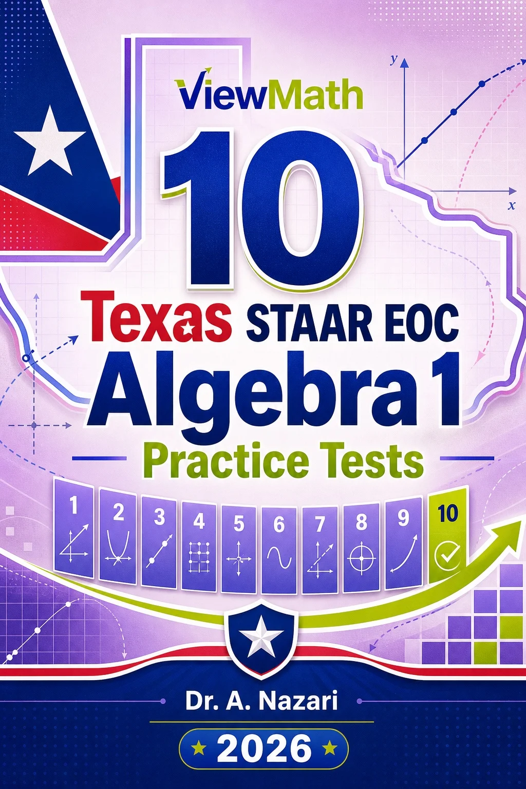10 Texas STAAR EOC Algebra 1 Math Practice Tests