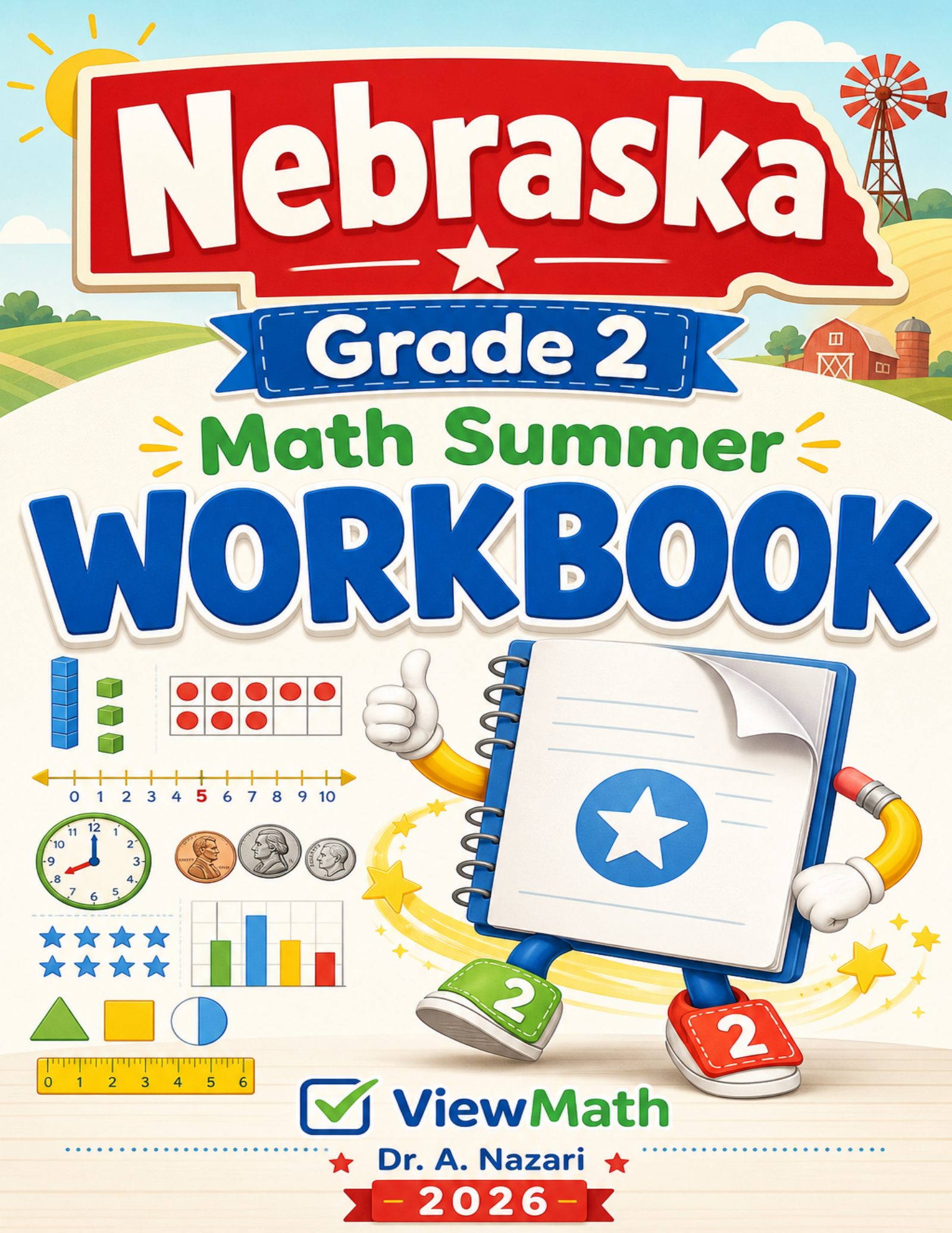 Nebraska Grade 2 Math Summer Workbook