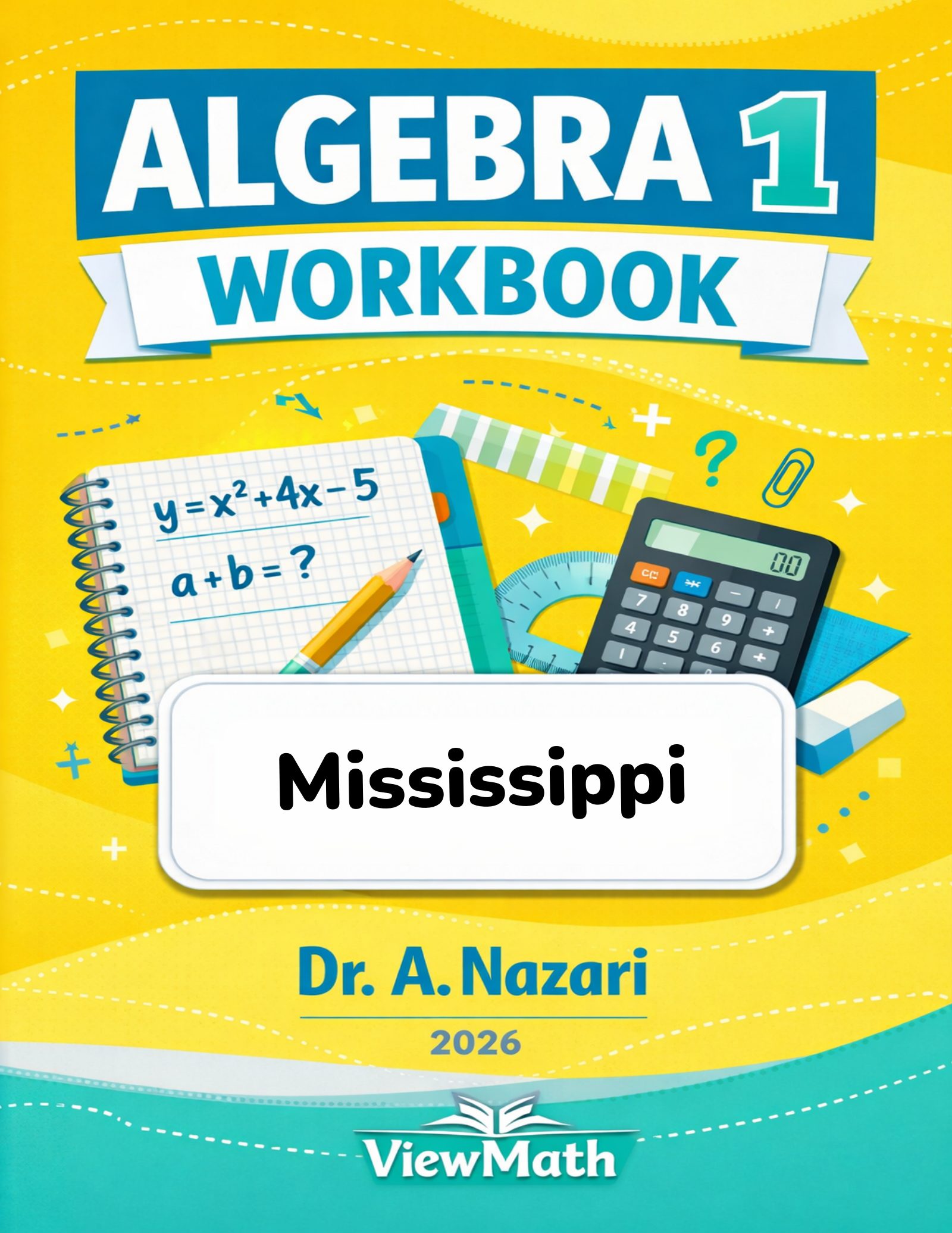 Mississippi MAAP Algebra 1 Math Workbook