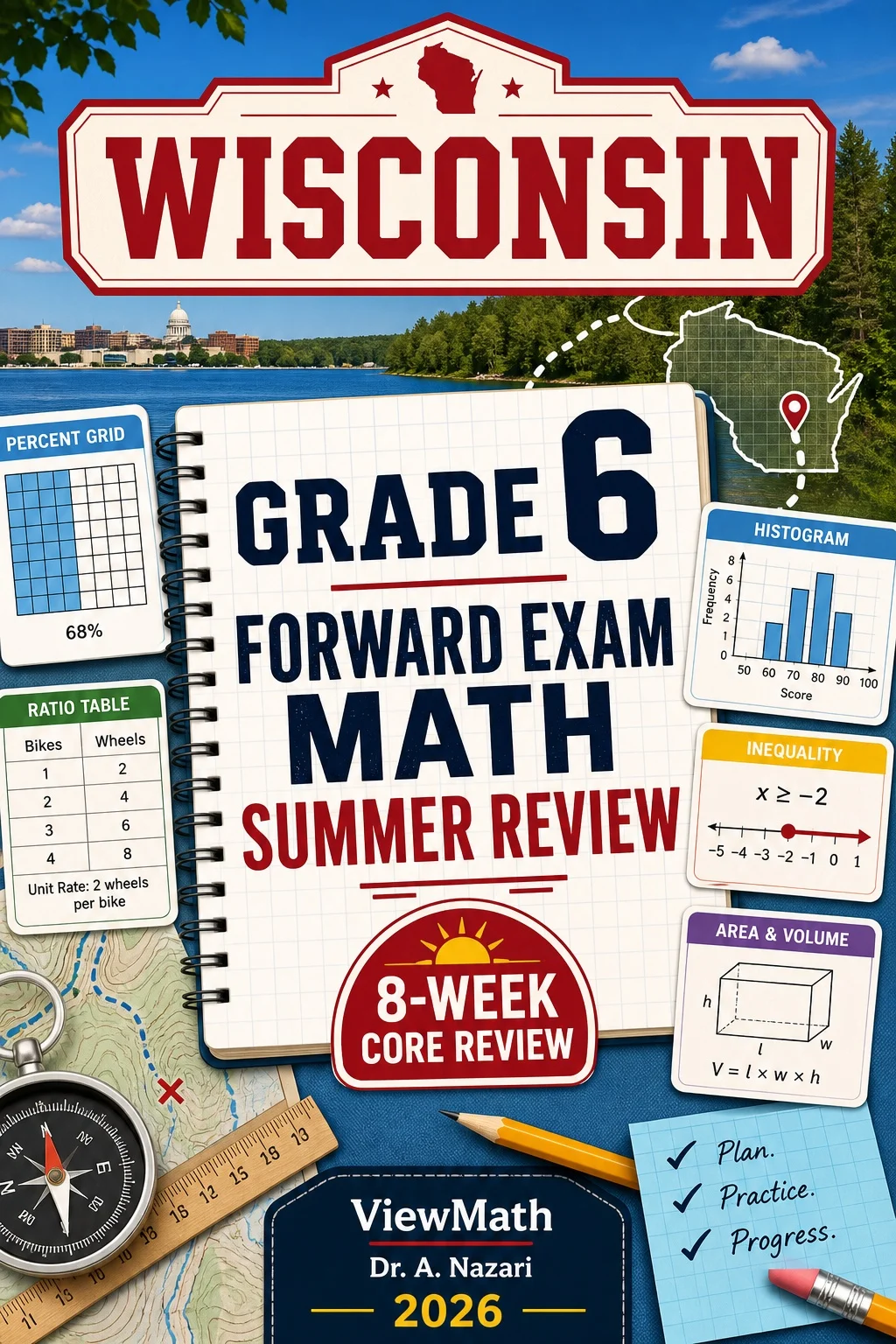Wisconsin Forward Exam Grade 6 Math Summer Review