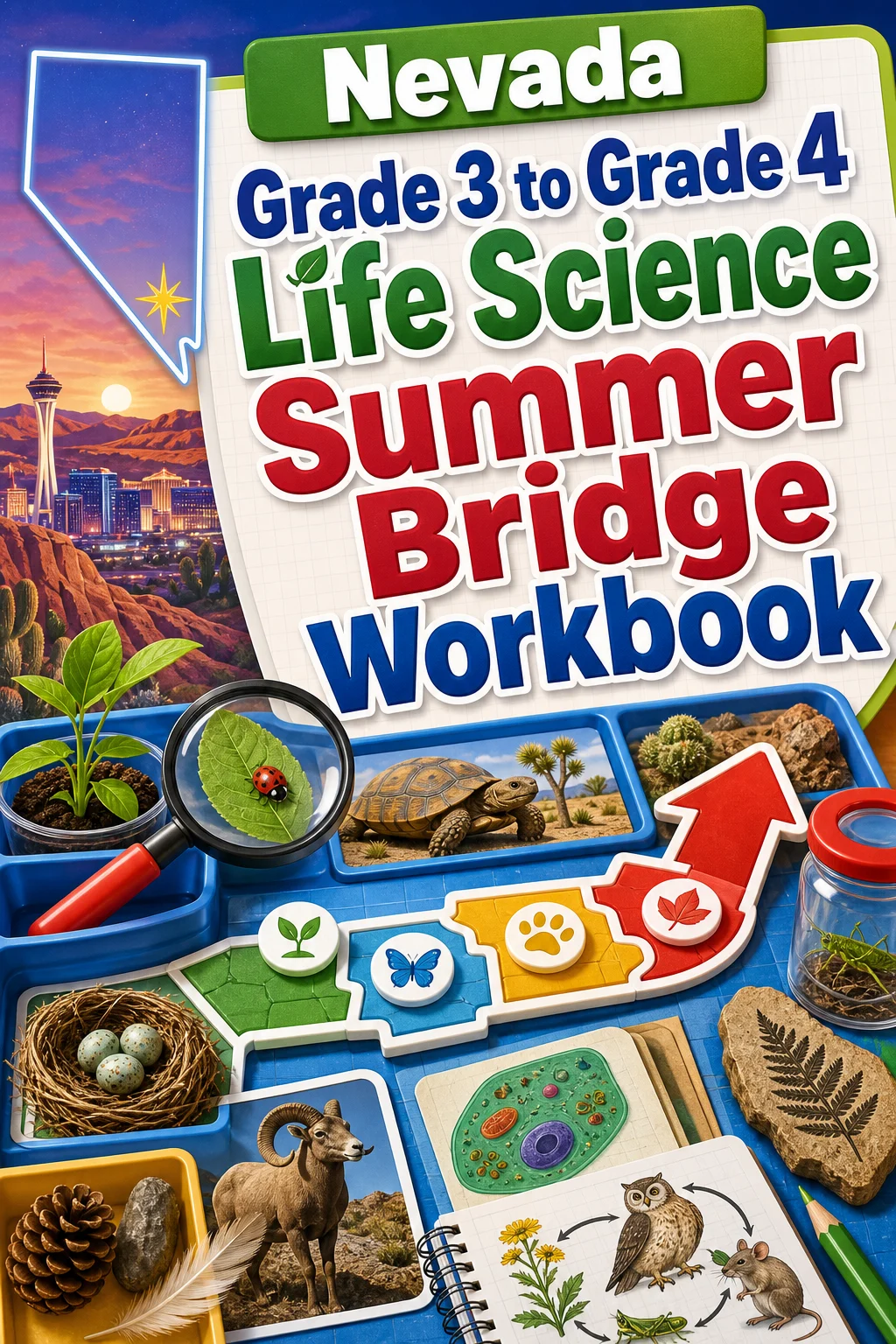 Nevada Grade 3 to Grade 4 Life Science Summer Bridge Workbook