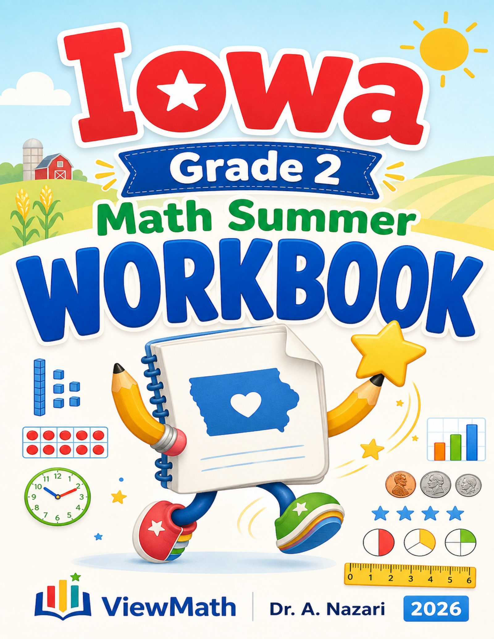 Iowa Grade 2 Math Summer Workbook